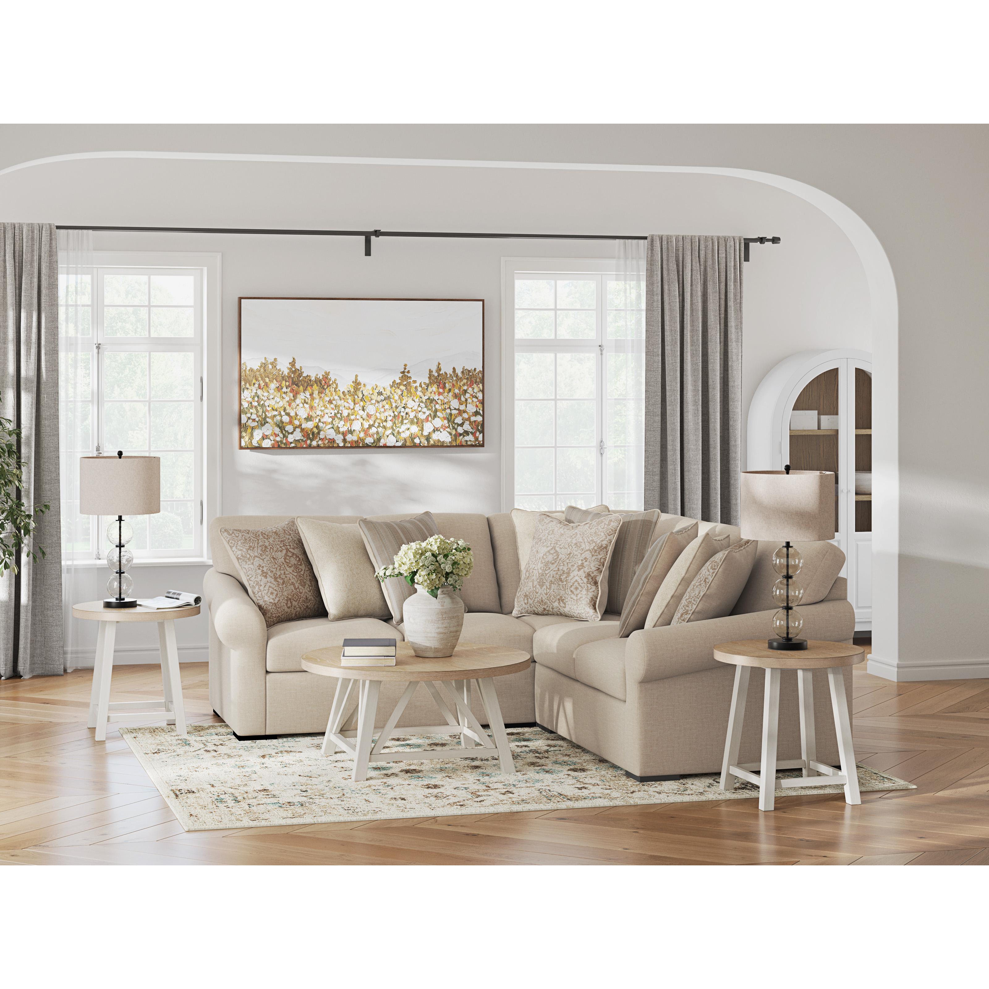 Benchcraft LadyMae 59404S1 3 pc Sectional - Image 3