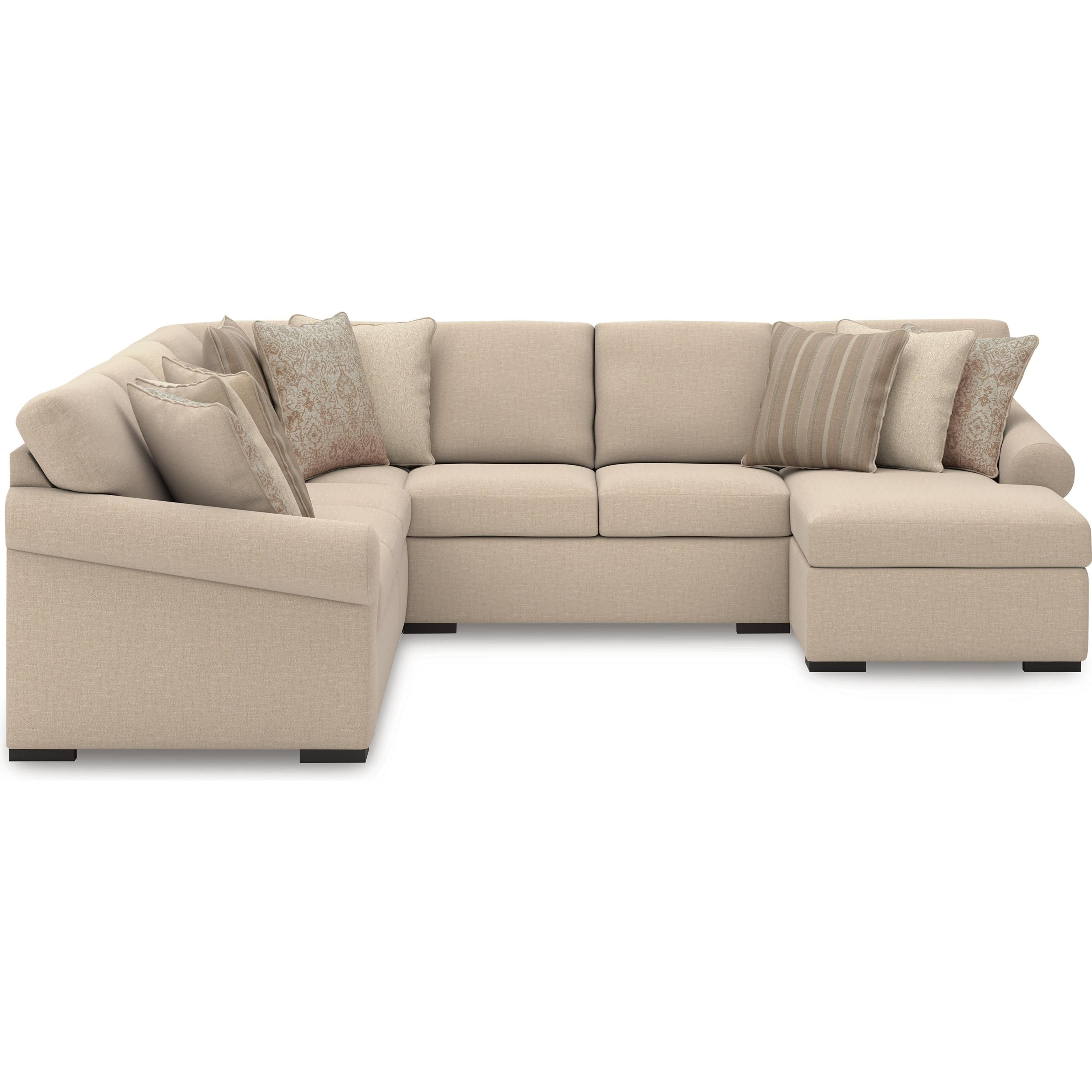 Benchcraft LadyMae 59404S4 5 pc Sectional with Chaise - Image 2