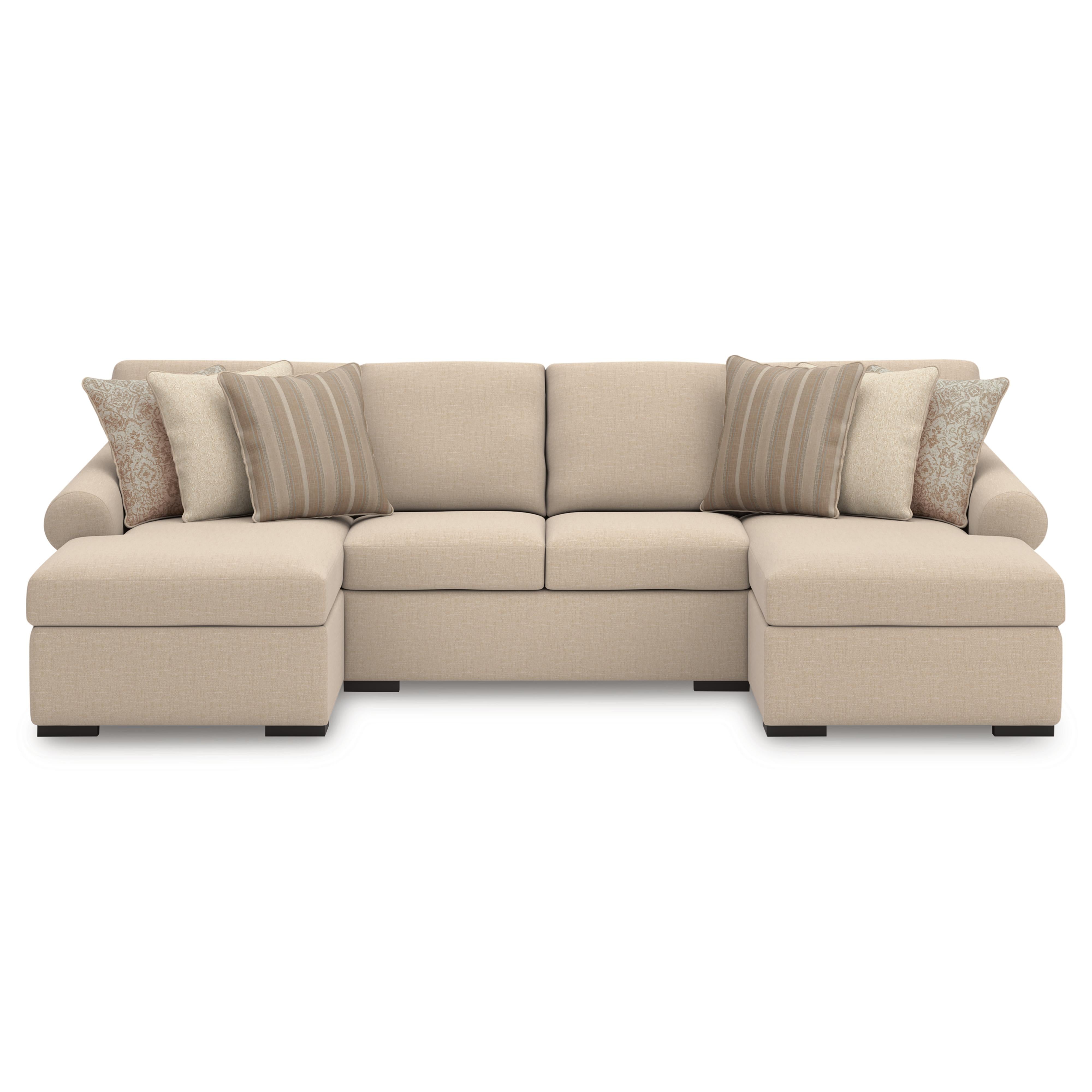 Benchcraft LadyMae 59404S5 3 pc Sectional with Chaise - Image 2