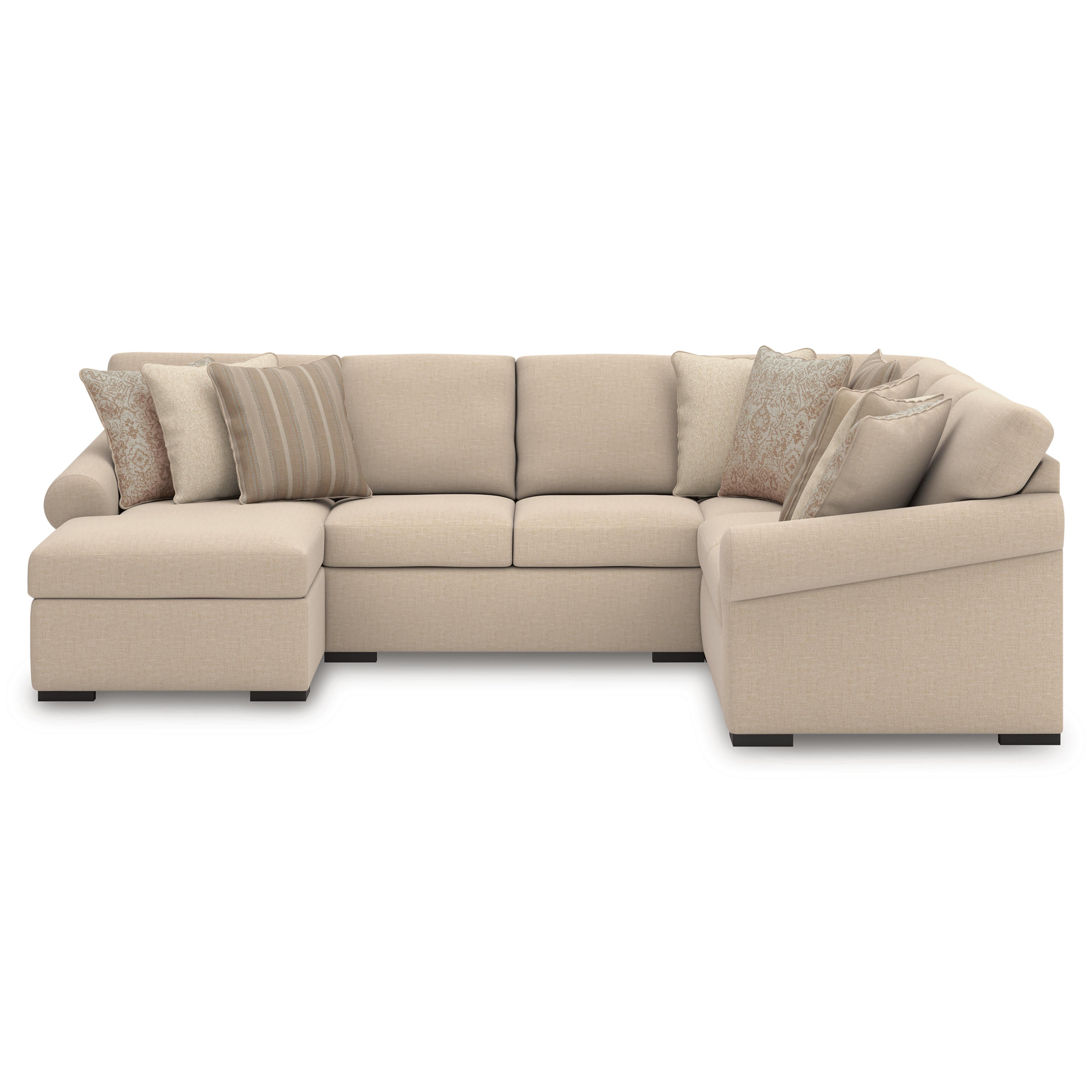 Benchcraft LadyMae 59404S7 4 pc Sectional with Chaise - Image 2