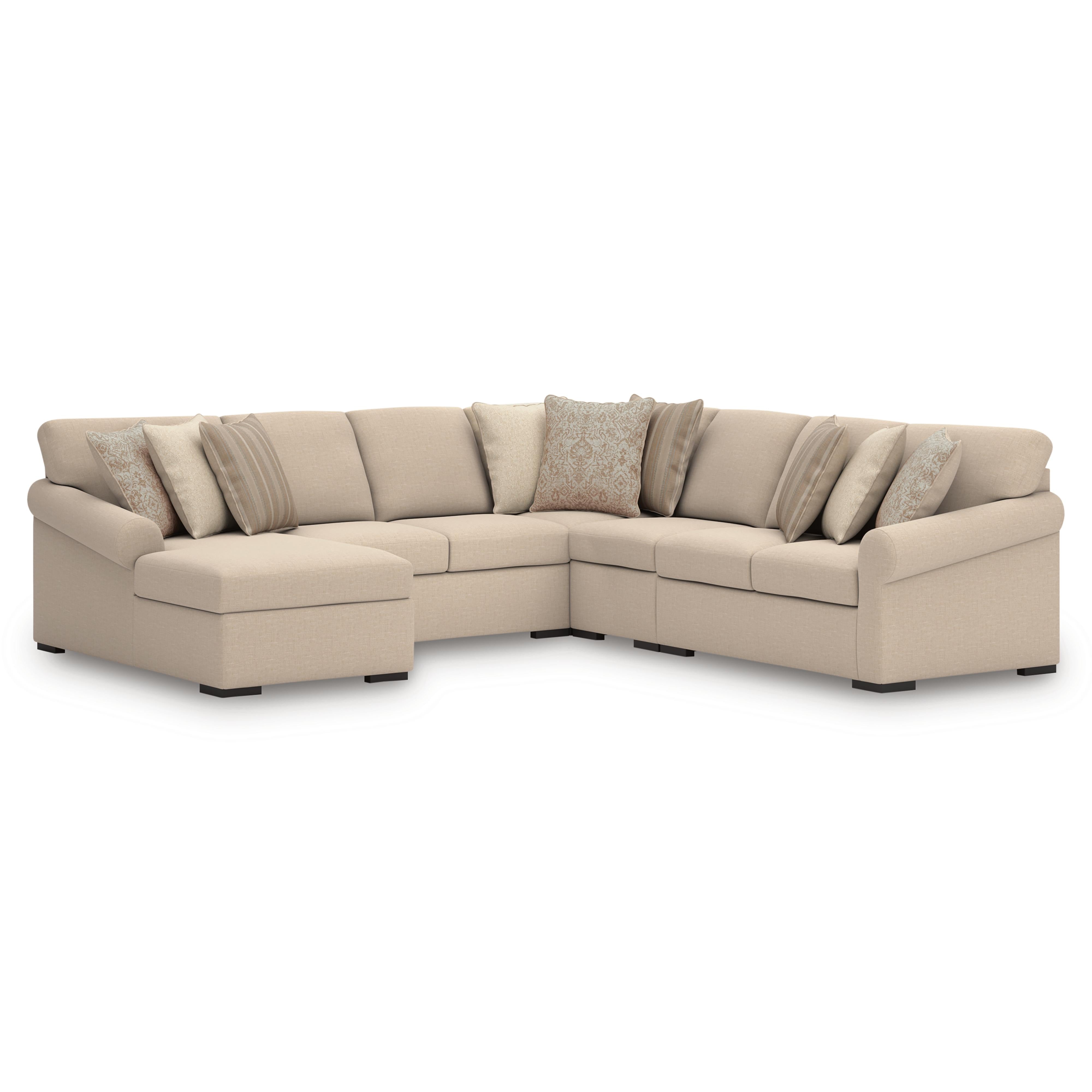 Benchcraft LadyMae 59404S8 5 pc Sectional with Chaise - Image 1