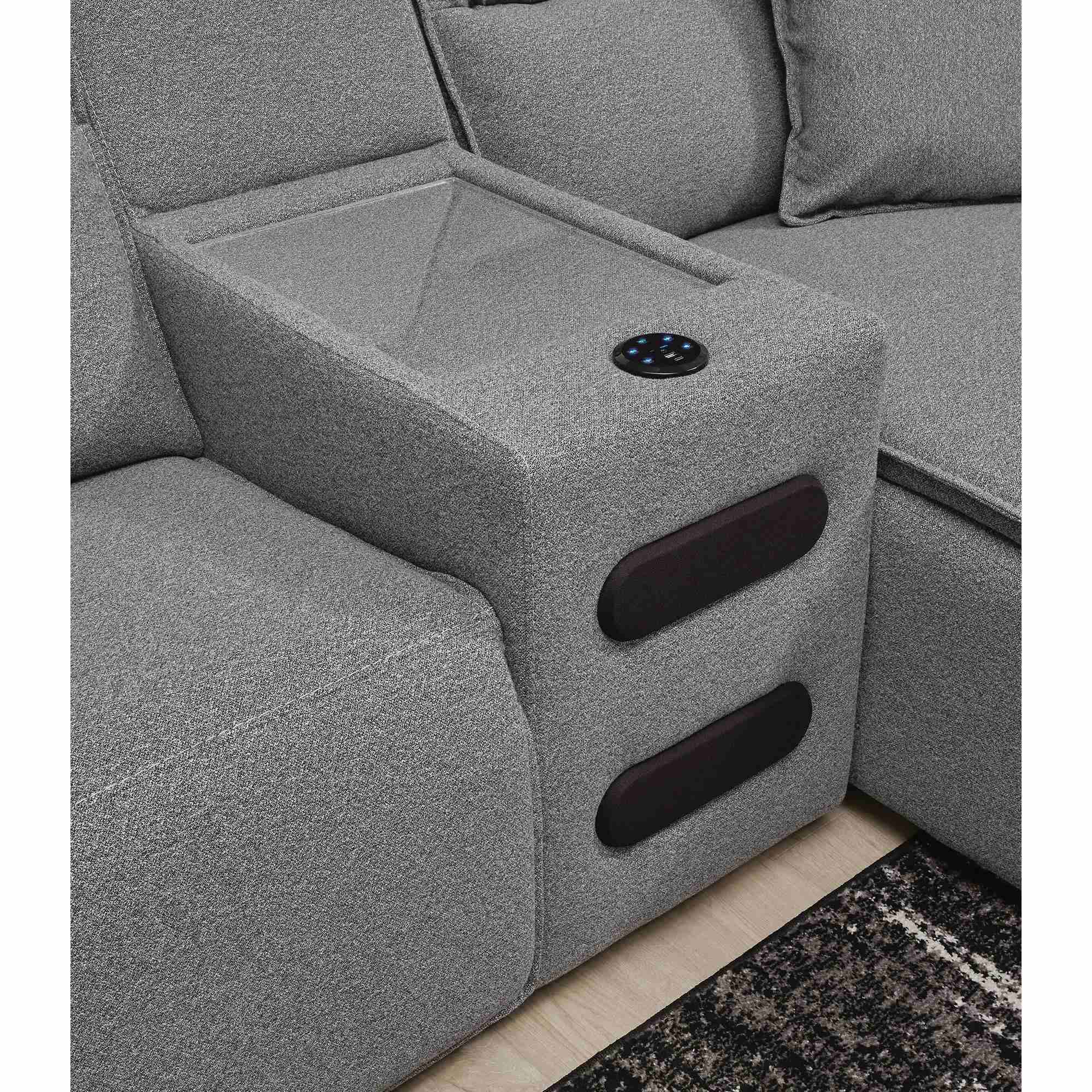 Signature Design by Ashley Modmax 65906S12 3 pc Power Reclining Sectional with Chaise - Image 2