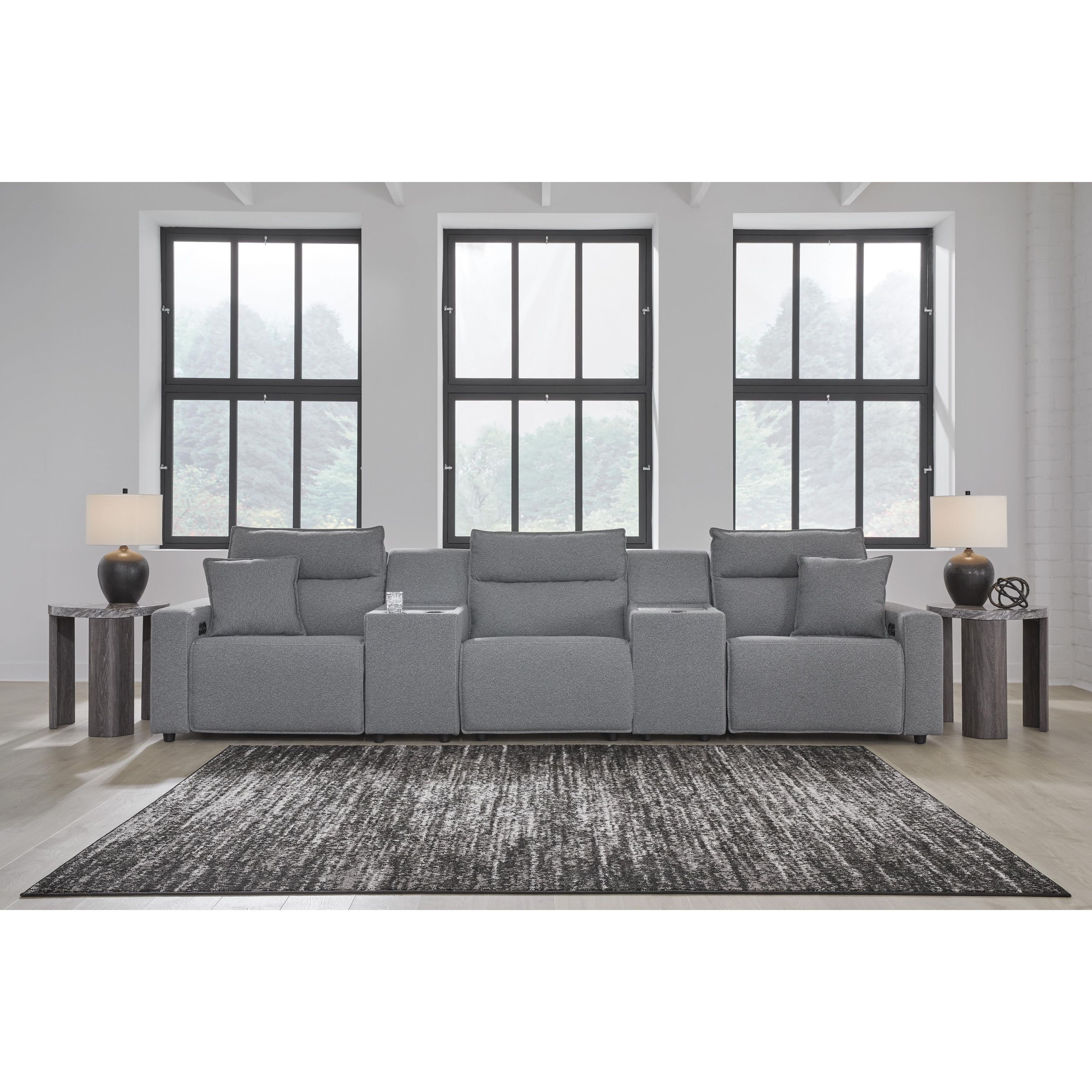 Signature Design by Ashley Modmax 65906S39 5 pc Reclining Sectional with Storage Consoles - Image 1