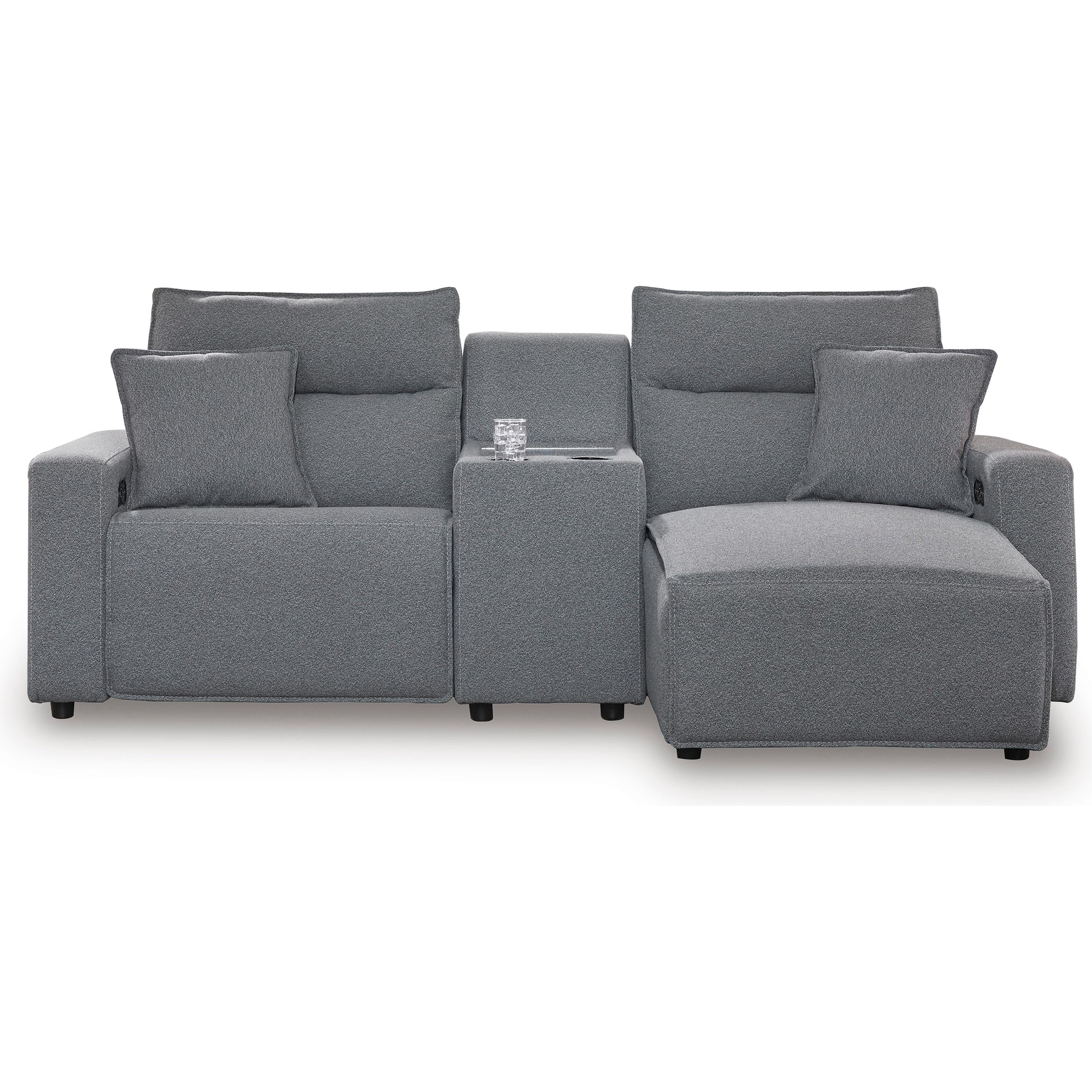 Signature Design by Ashley Modmax 65906S4 3 pc Power Reclining Sectional with Chaise - Image 1