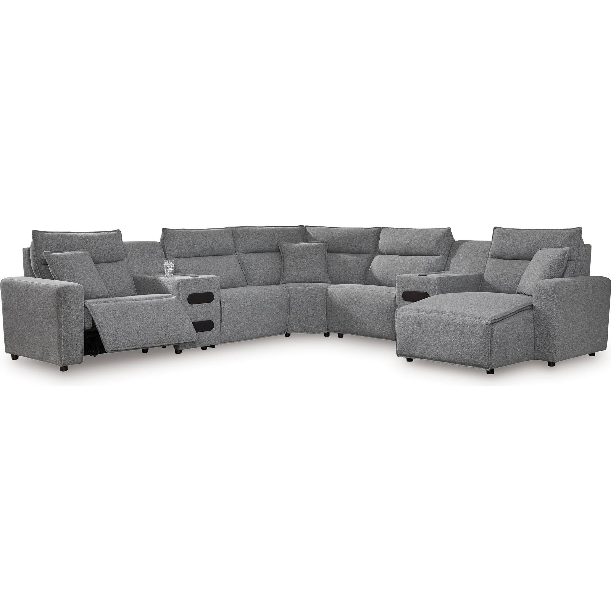 Signature Design by Ashley Modmax 65906S7 7 pc Power Reclining Sectional with Chaise - Image 1