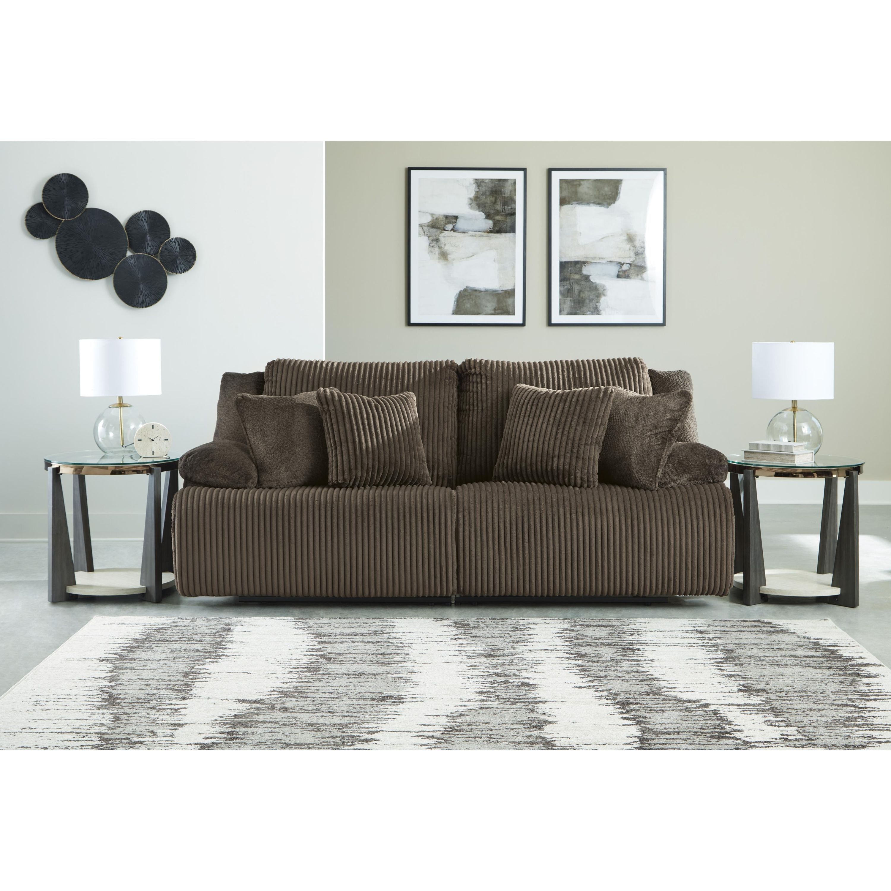 Signature Design by Ashley Top Tier 92705S9 2 pc Sectional Loveseat - Image 2