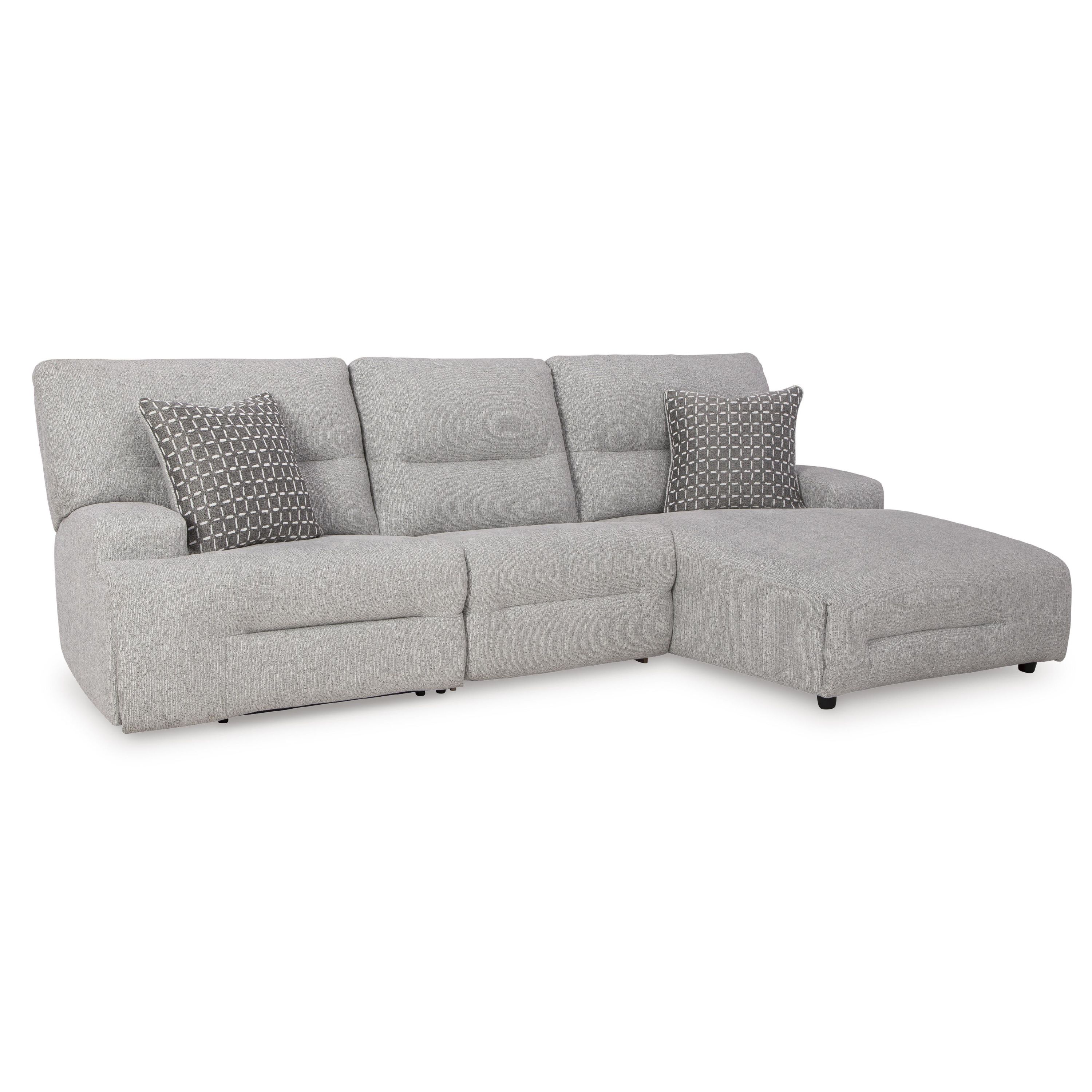 Signature Design by Ashley Acklen Place 93605S6 3 pc Power Reclining Sectional - Image 1