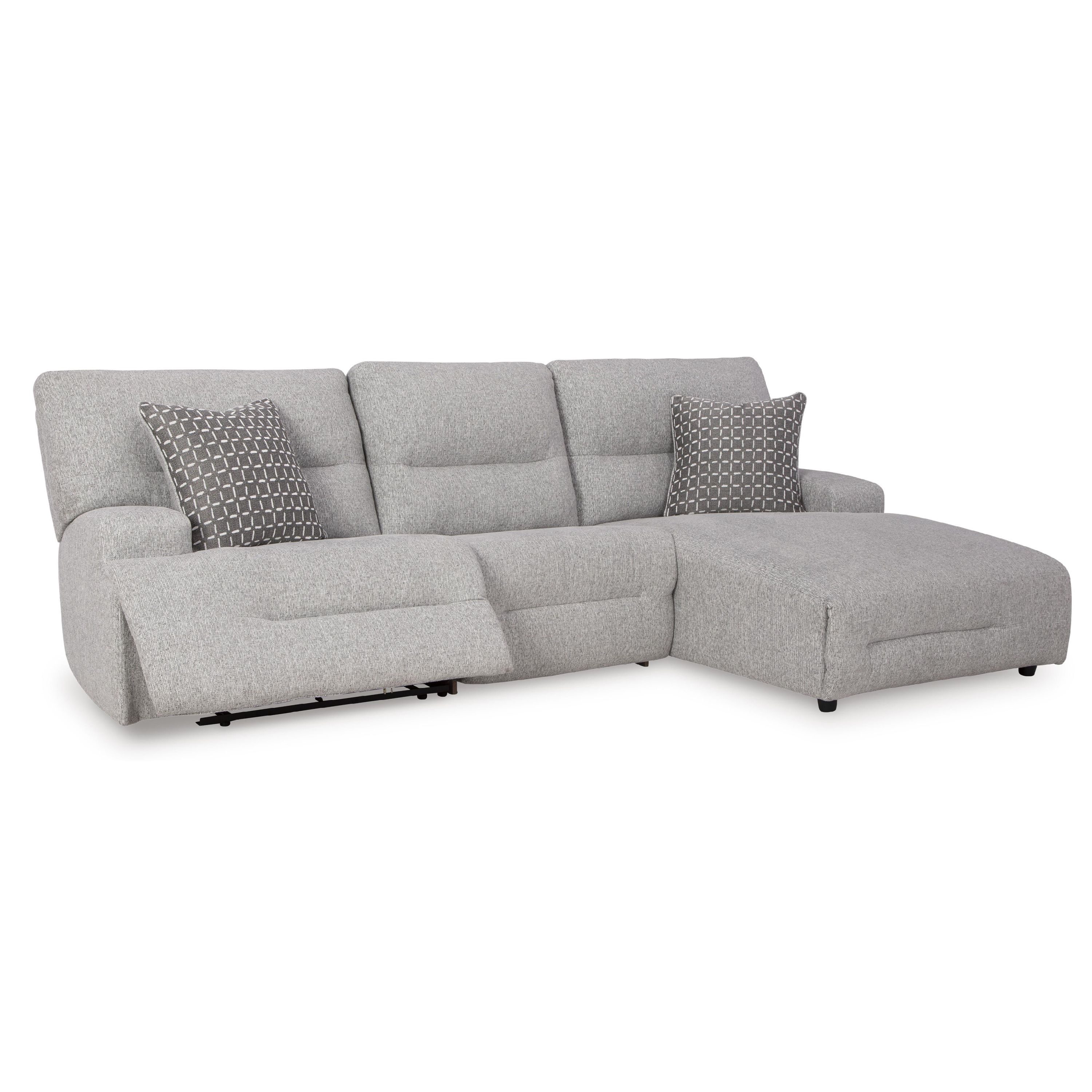 Signature Design by Ashley Acklen Place 93605S6 3 pc Power Reclining Sectional - Image 2