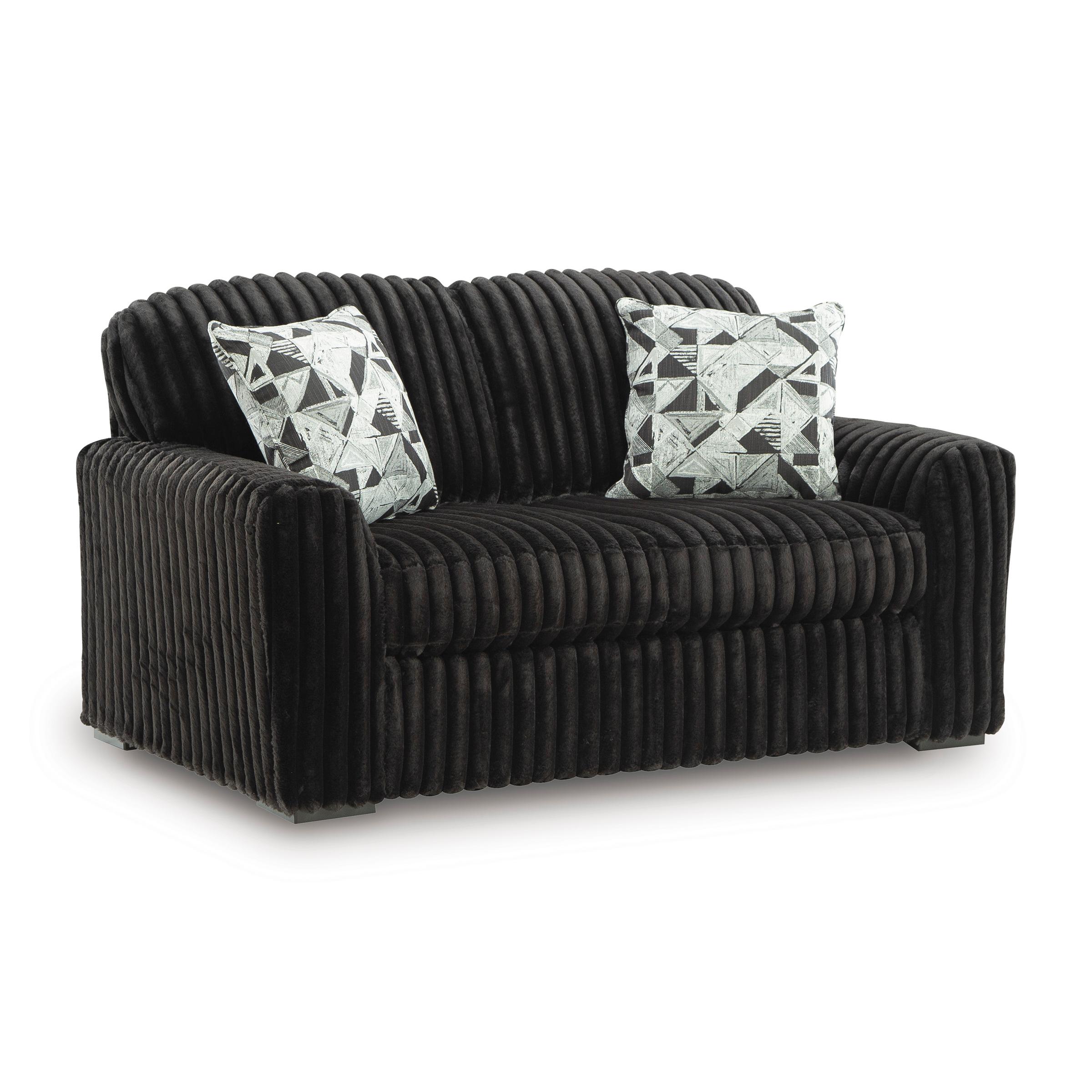 Signature Design by Ashley Midnight-Madness 9810335 Loveseat - Image 1