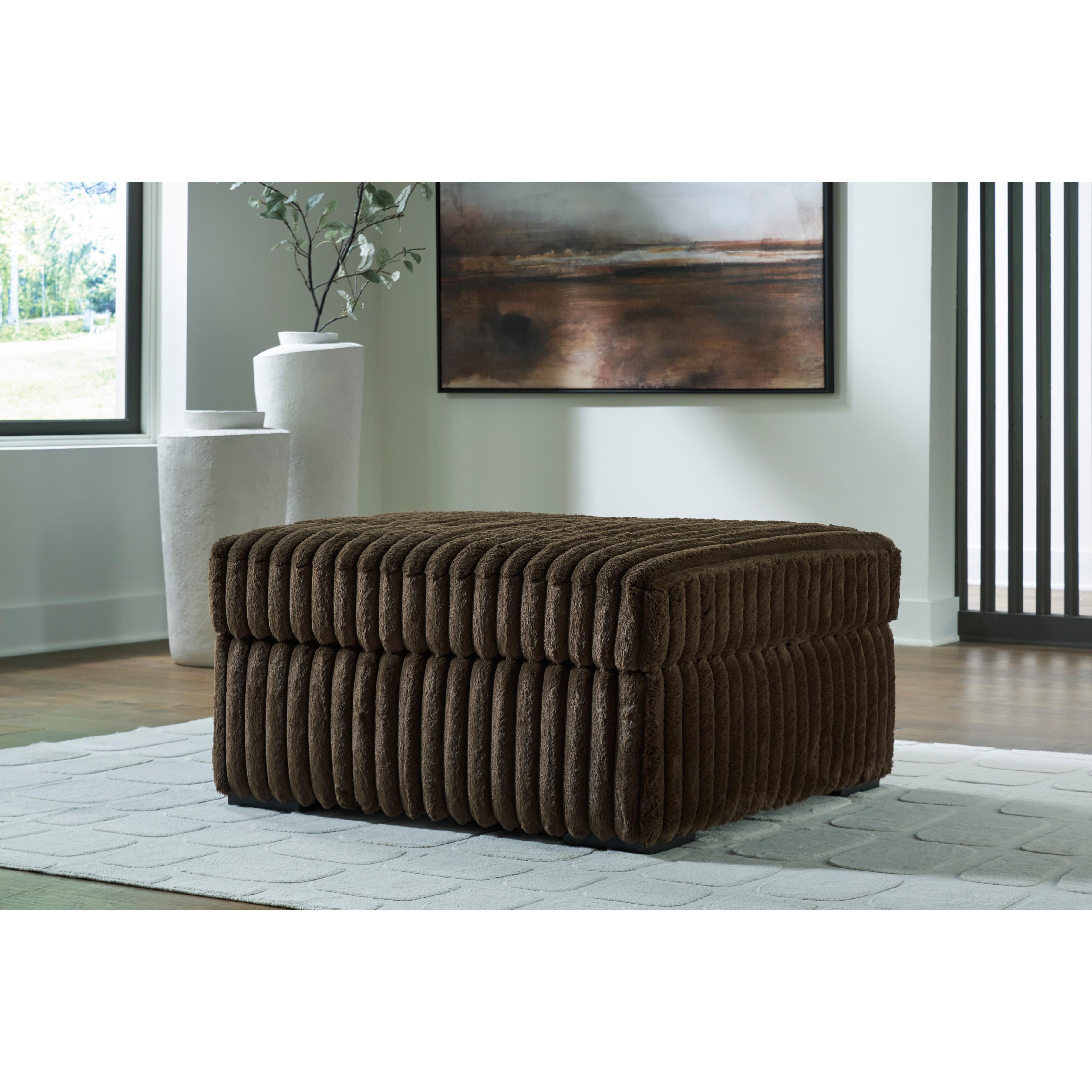 Signature Design by Ashley Midnight-Madness 9810408 Oversized Accent Ottoman - Image 3