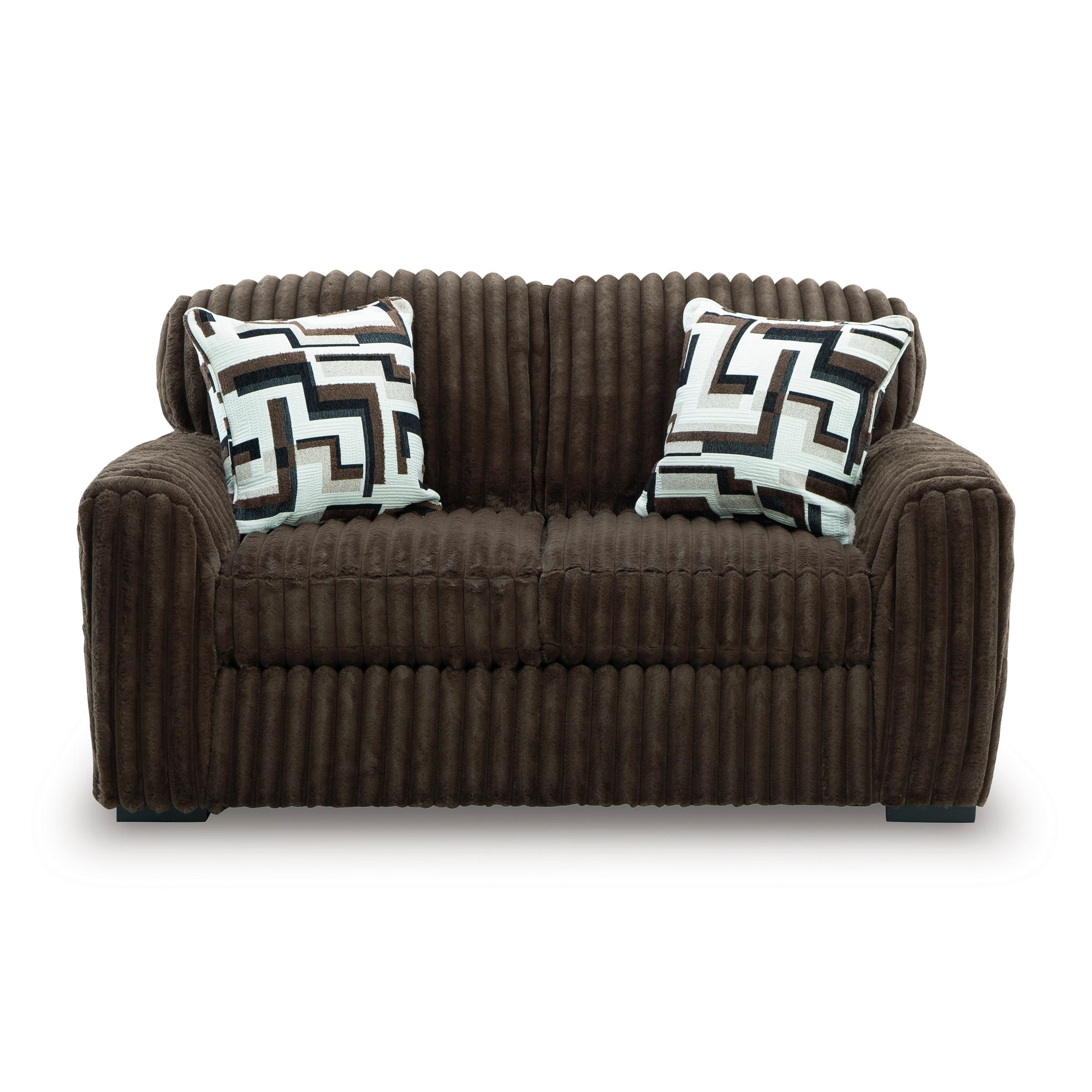 Signature Design by Ashley Midnight-Madness 9810435 Loveseat - Image 2