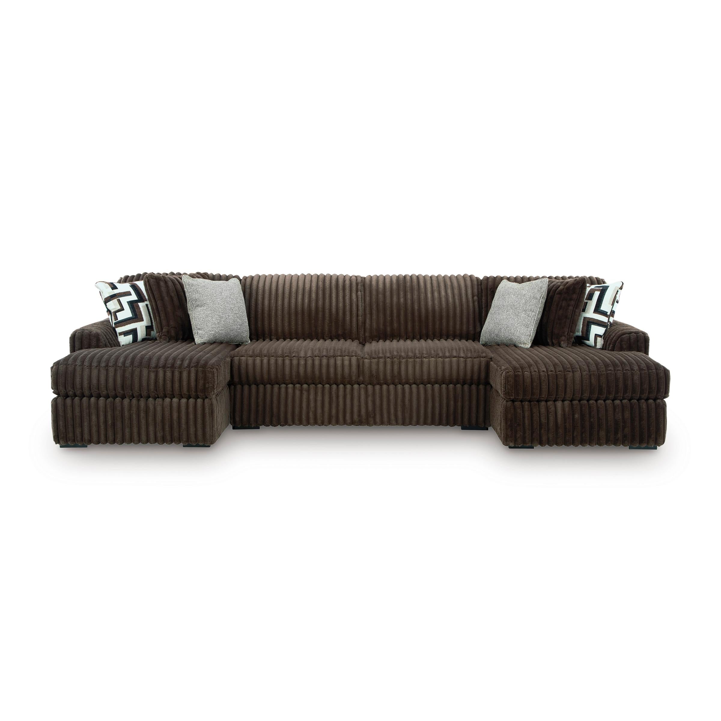Signature Design by Ashley Midnight-Madness 98104S5 3 pc Sectional with Chaise - Image 1