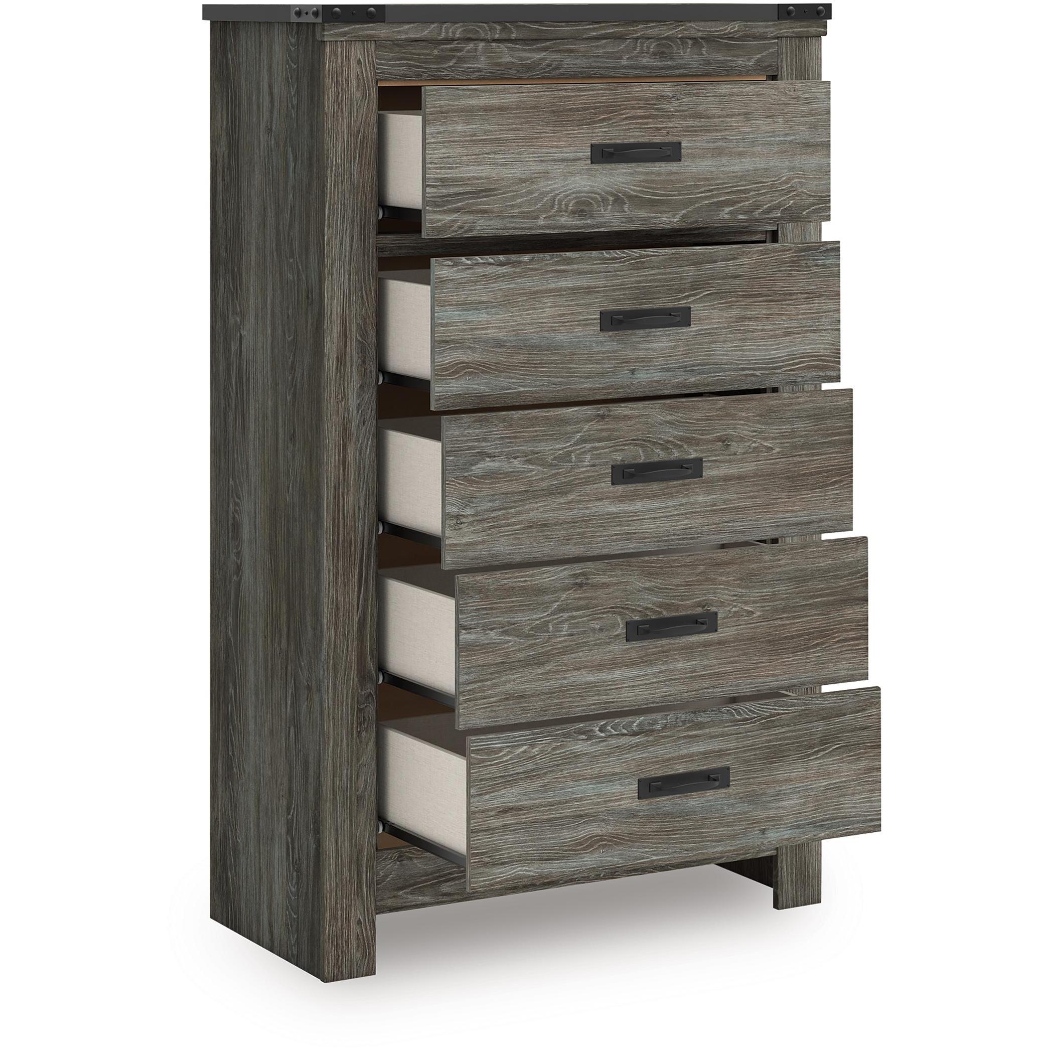 Signature Design by Ashley Frandern B4480-46 Five Drawer Chest - Image 2