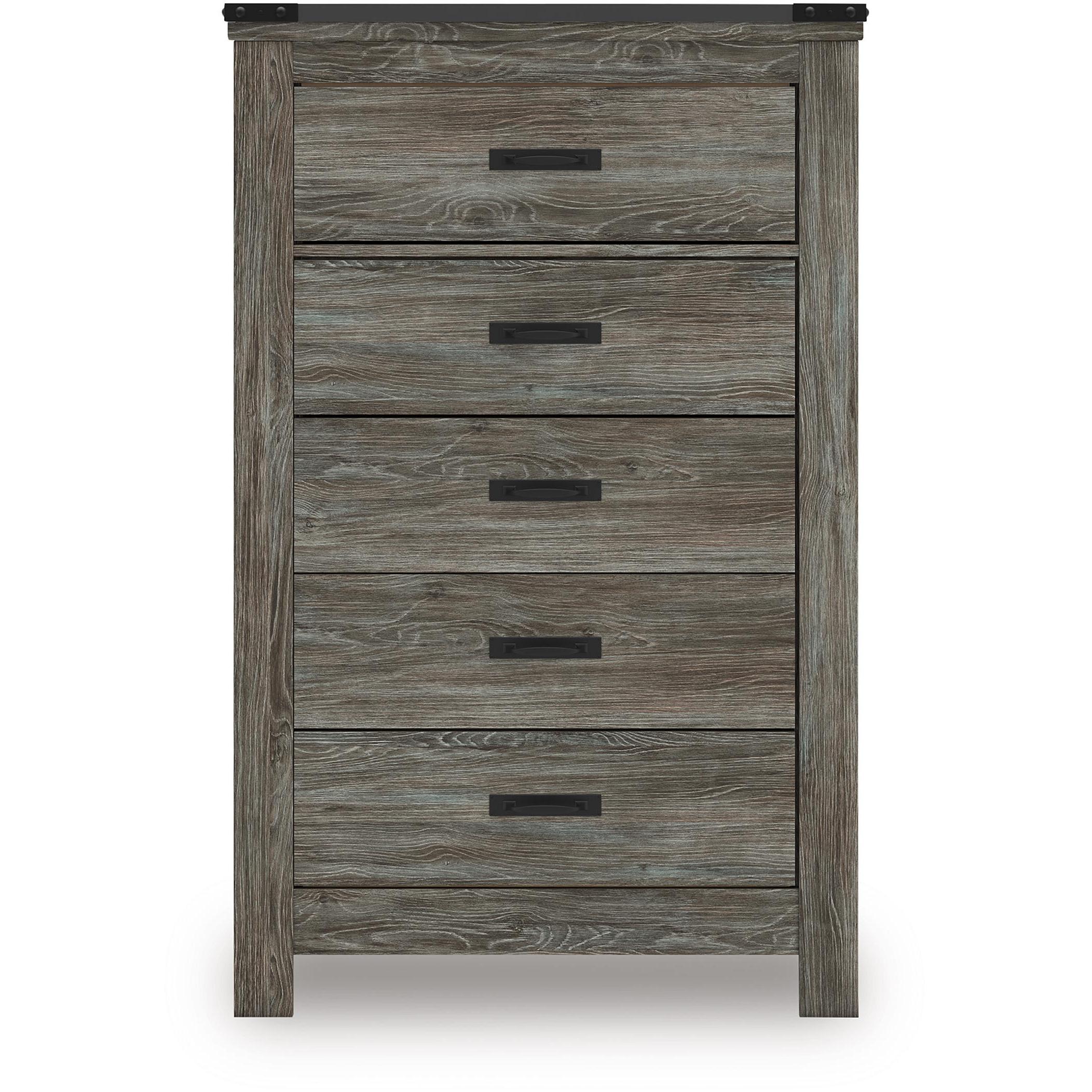 Signature Design by Ashley Frandern B4480-46 Five Drawer Chest - Image 3