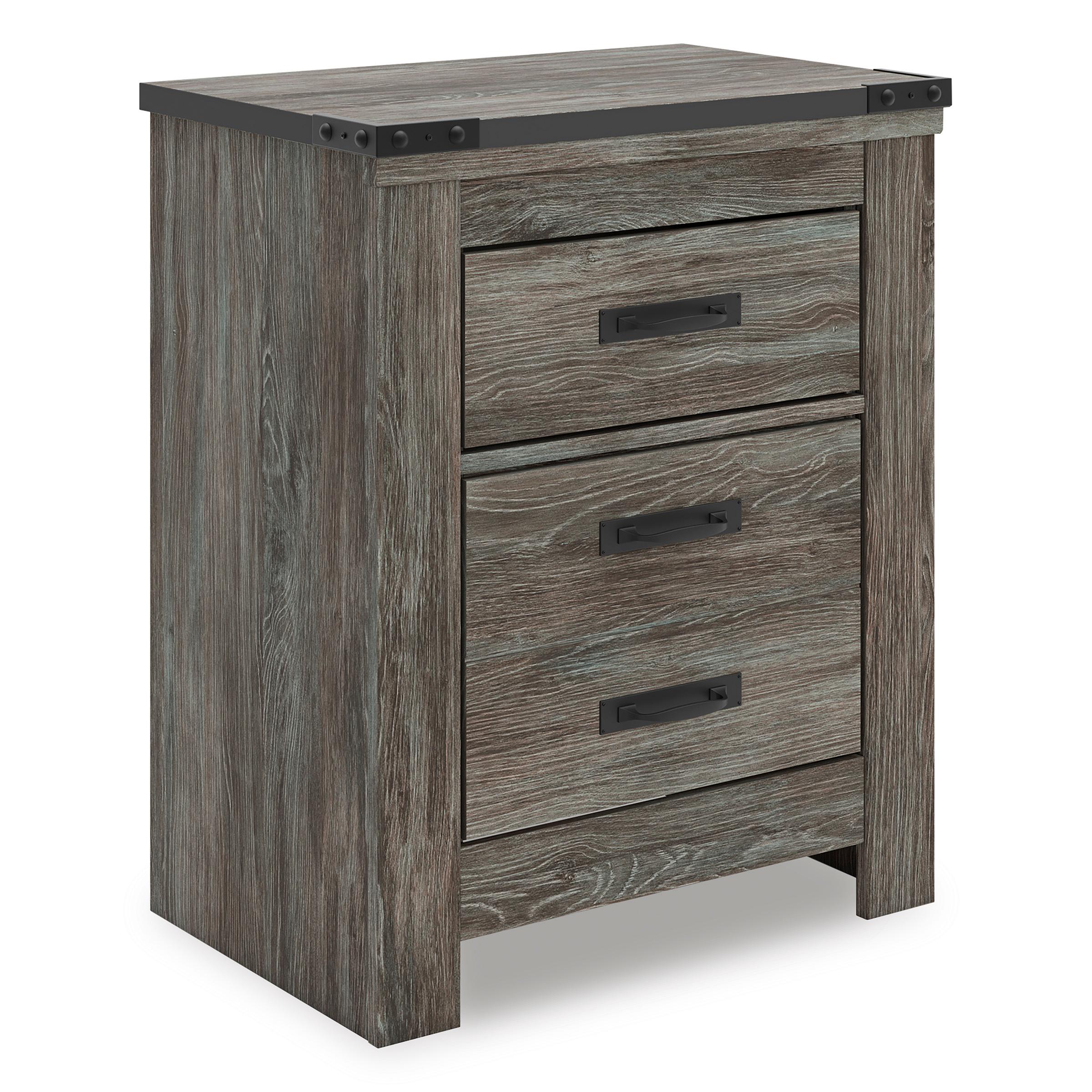 Signature Design by Ashley Frandern B4480-92 Two Drawer Night Stand - Image 1