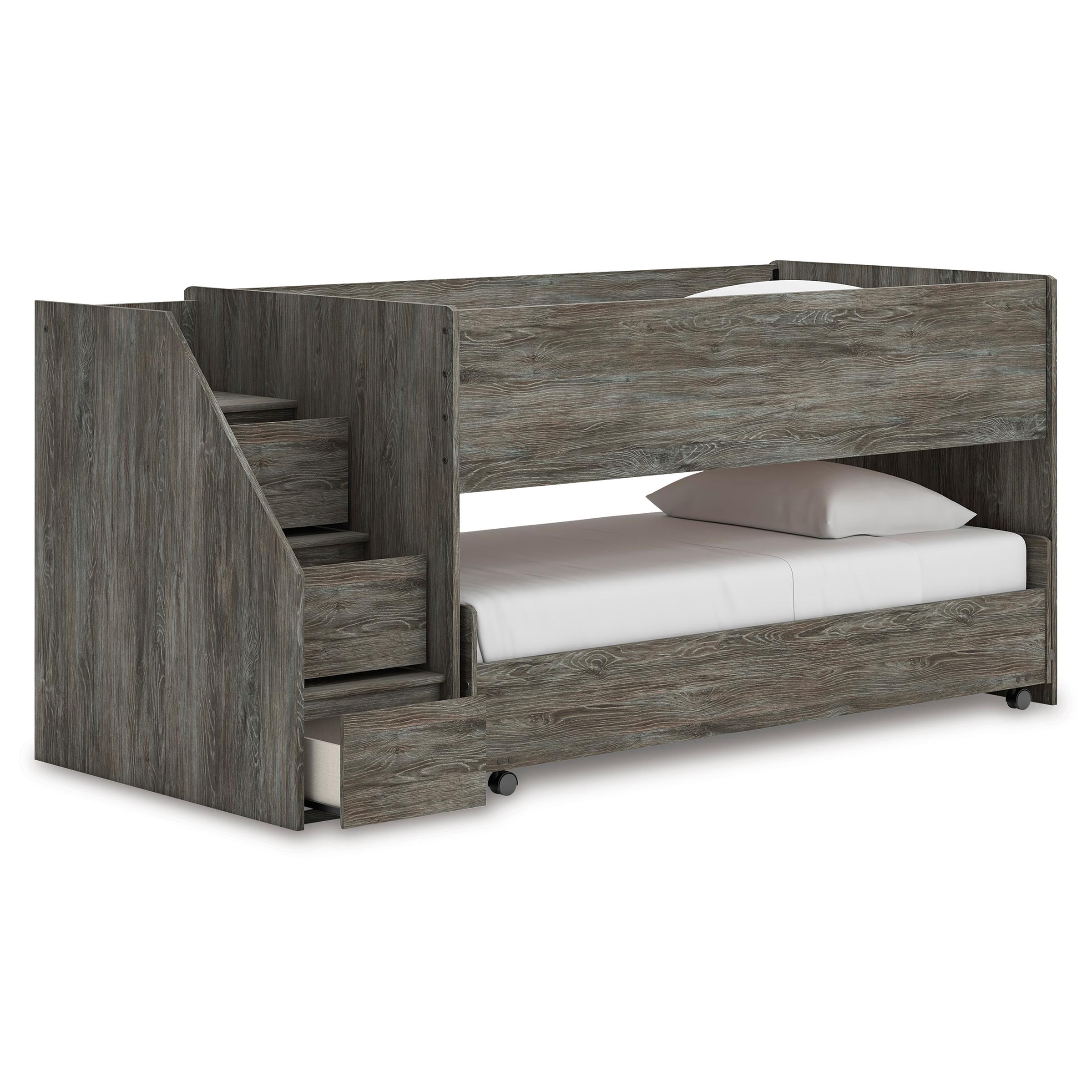 Signature Design by Ashley Frandern B4480B13 Twin over Twin Loft Bed - Image 2