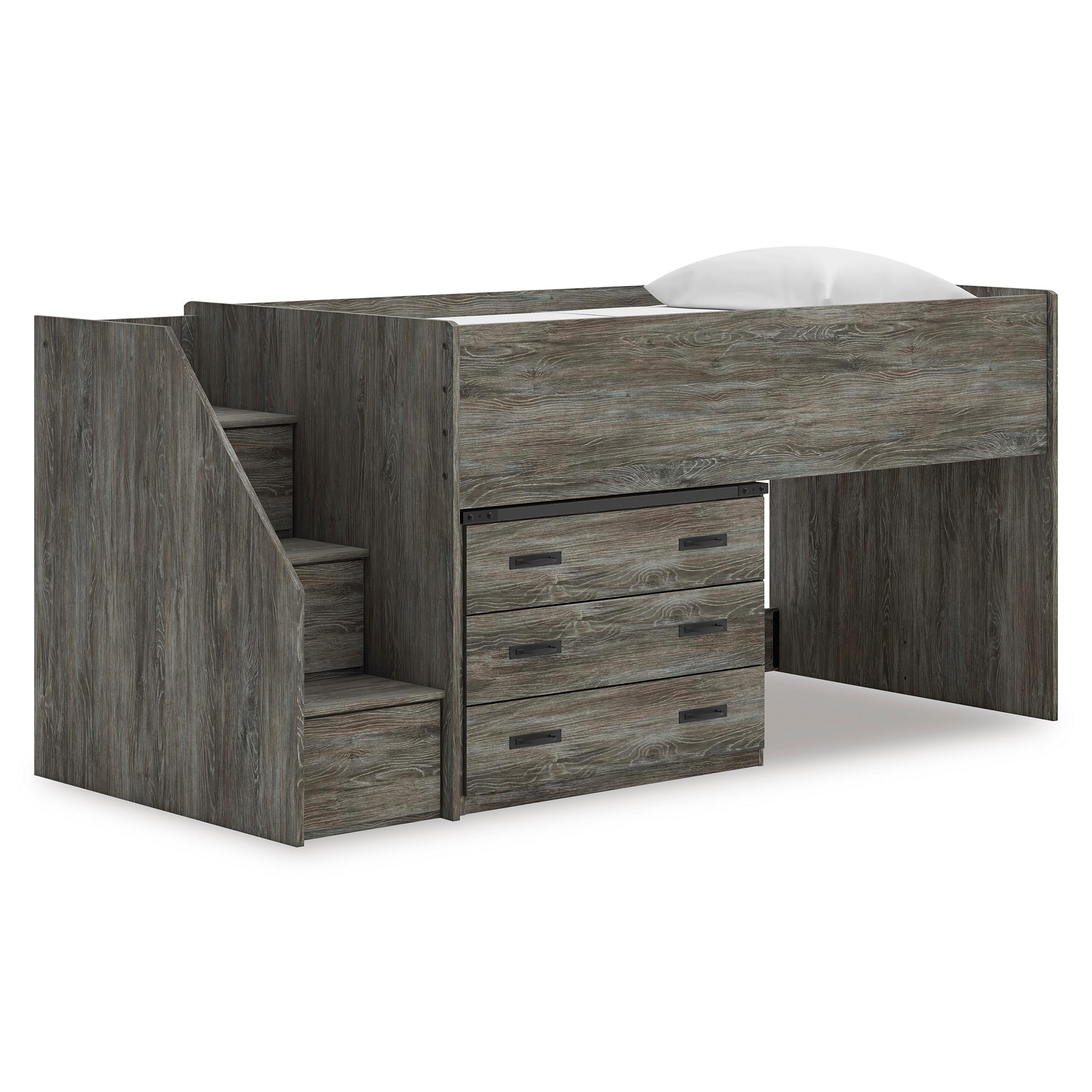 Signature Design by Ashley Frandern B4480B15 Twin Loft Bed with Drawer Storage - Image 1