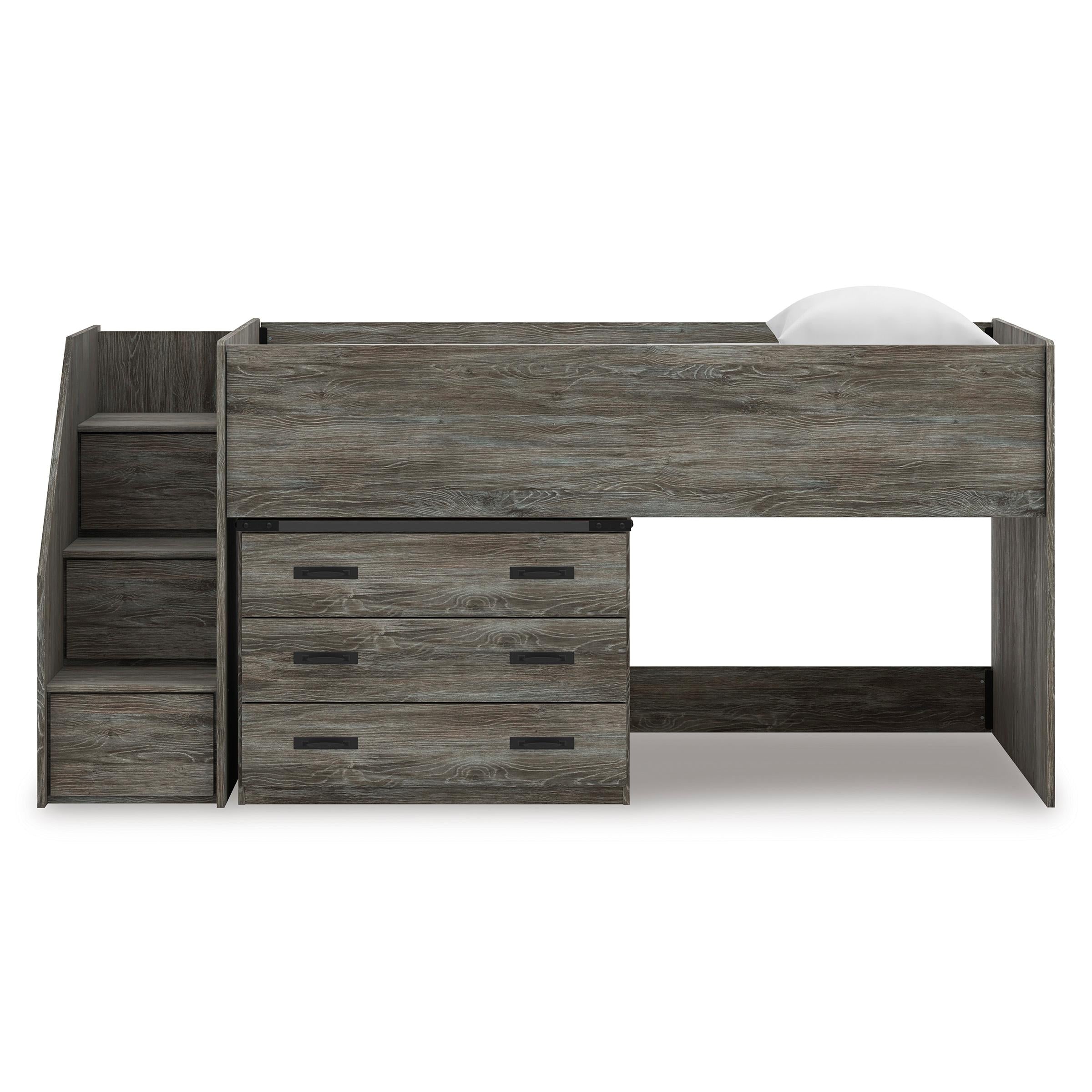 Signature Design by Ashley Frandern B4480B15 Twin Loft Bed with Drawer Storage - Image 3