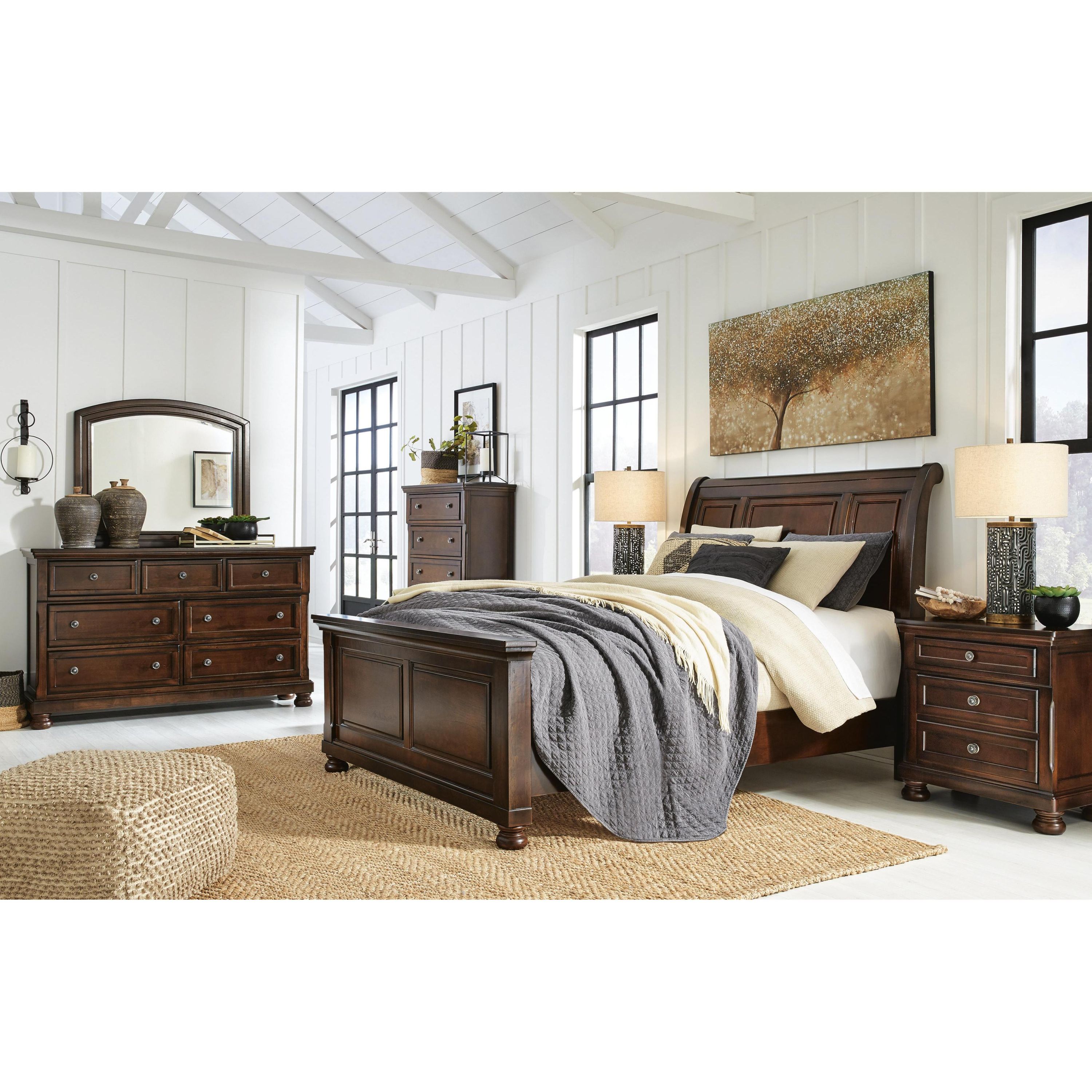Millennium Porter B697B48 Queen Sleigh Bed - Image 3