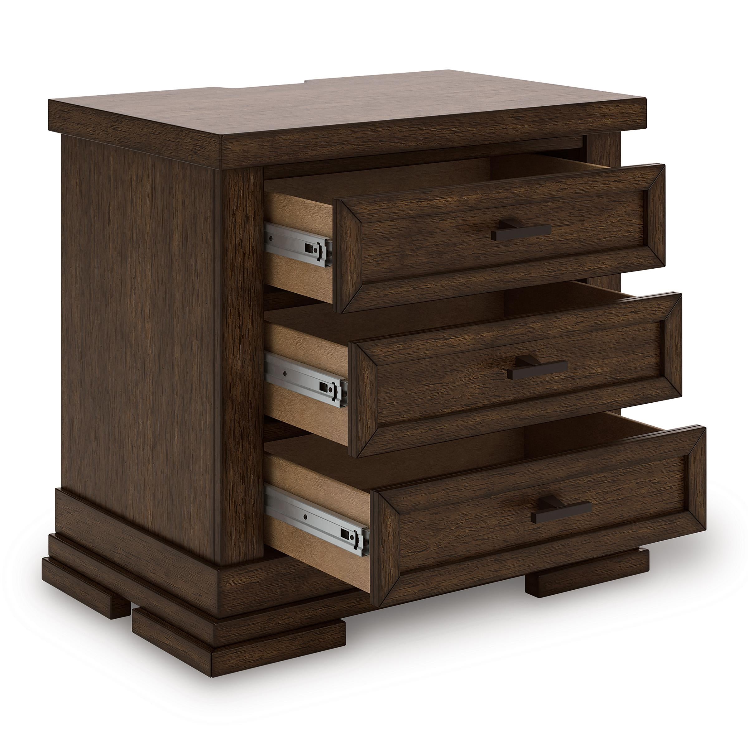 Signature Design by Ashley Taffenbrook B849-93 Three Drawer Night Stand - Image 2