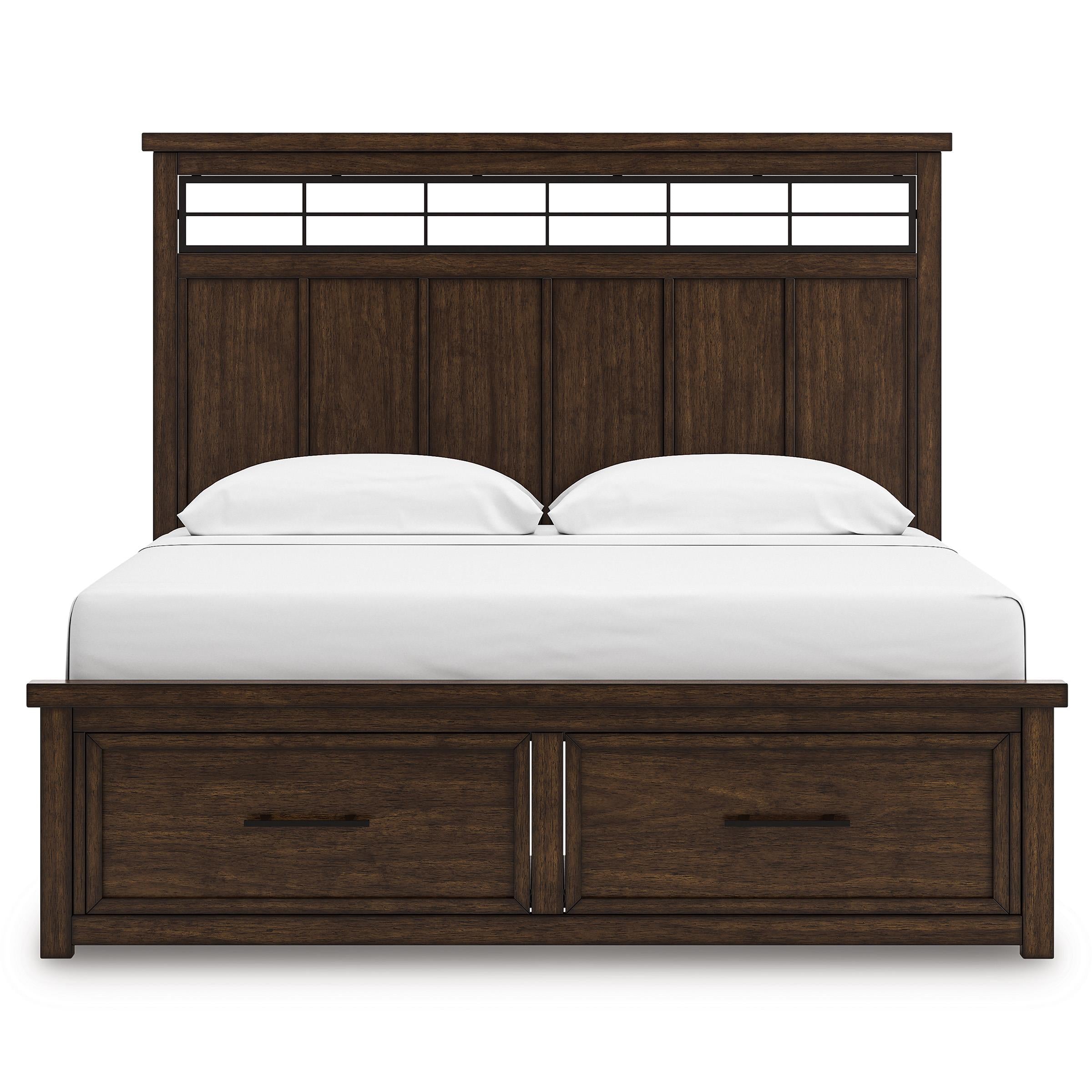 Signature Design by Ashley Taffenbrook B849B4 King Panel Storage Bed - Image 3
