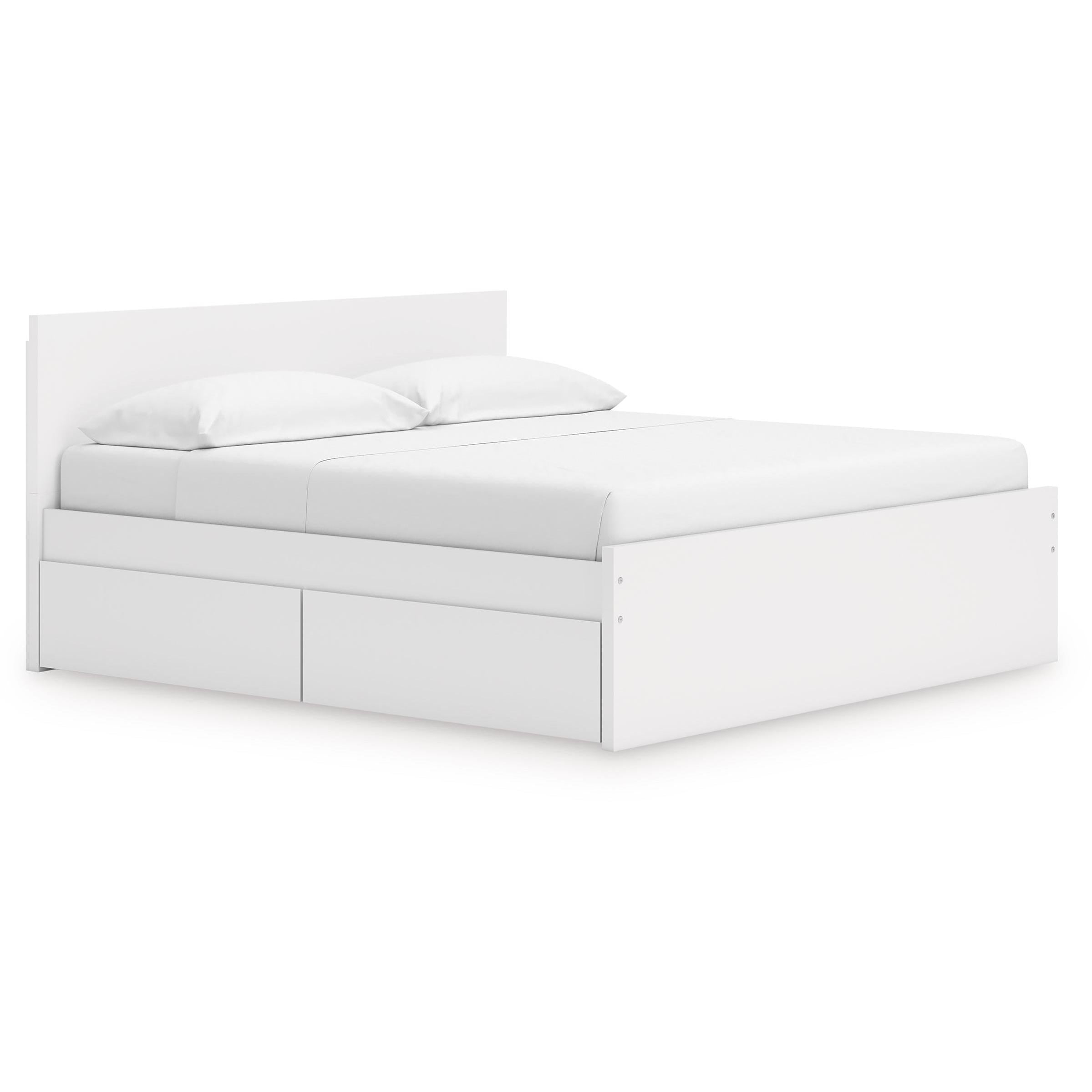 Signature Design by Ashley Onita EB9630B21 King Panel Platform Bed with 2 Side Storage - Image 1