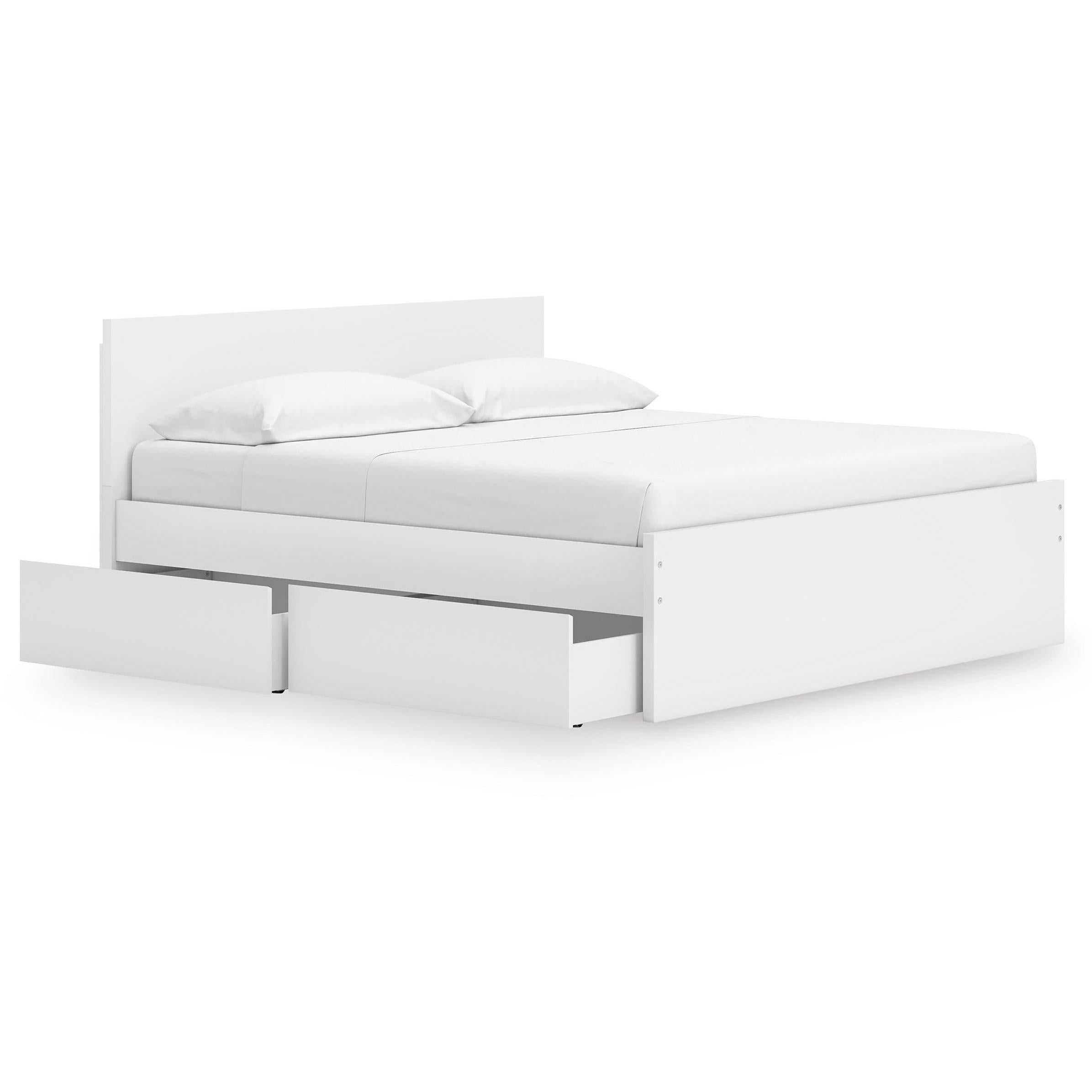 Signature Design by Ashley Onita EB9630B21 King Panel Platform Bed with 2 Side Storage - Image 2
