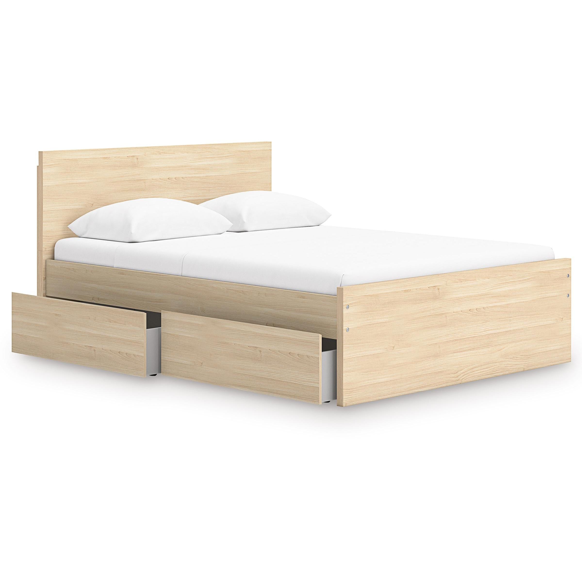 Signature Design by Ashley Onita EB9632B12 Queen Panel Platform Bed with 1 Side Storage - Image 2