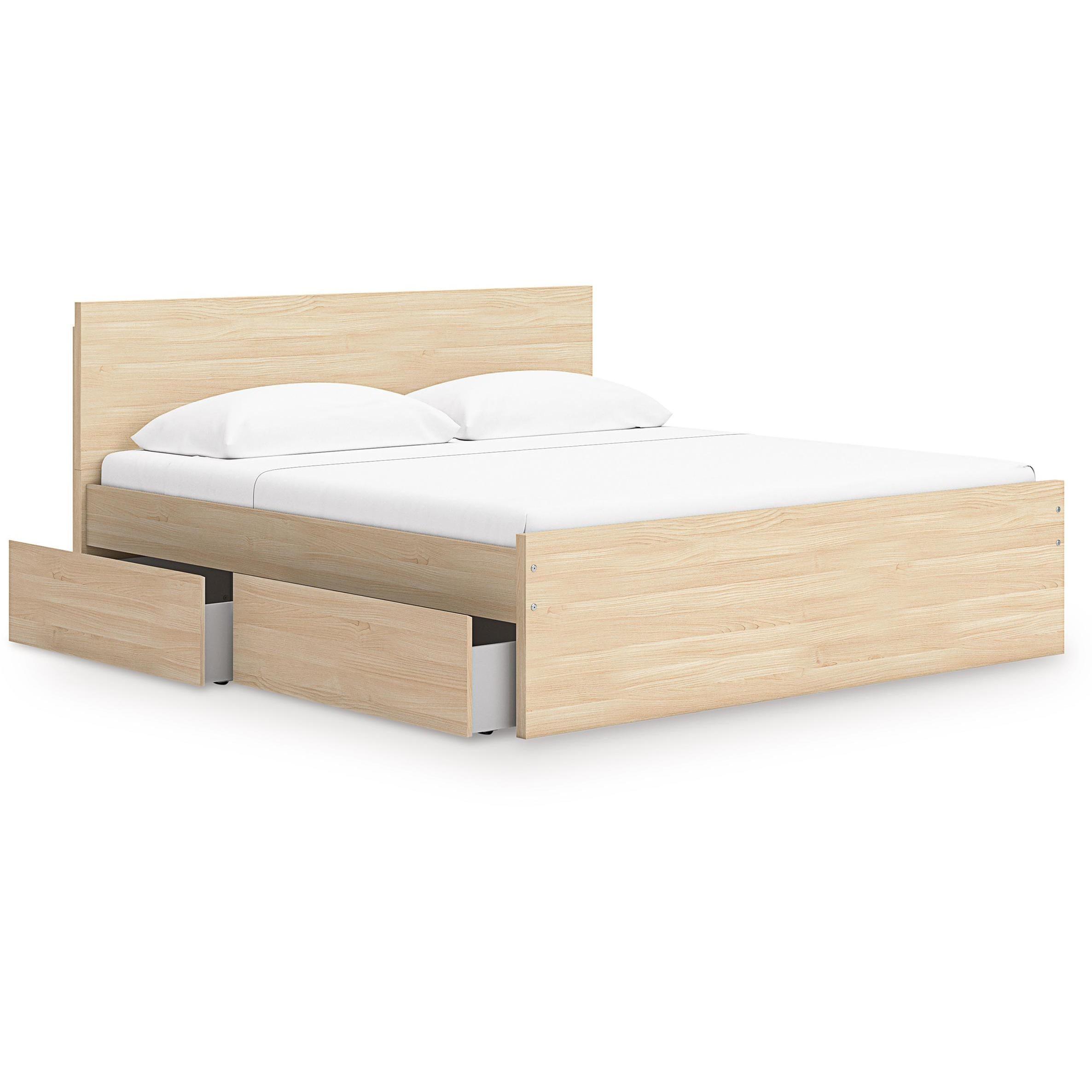 Signature Design by Ashley Onita EB9632B18 Queen Panel Platform Bed with 2 Side Storage - Image 2