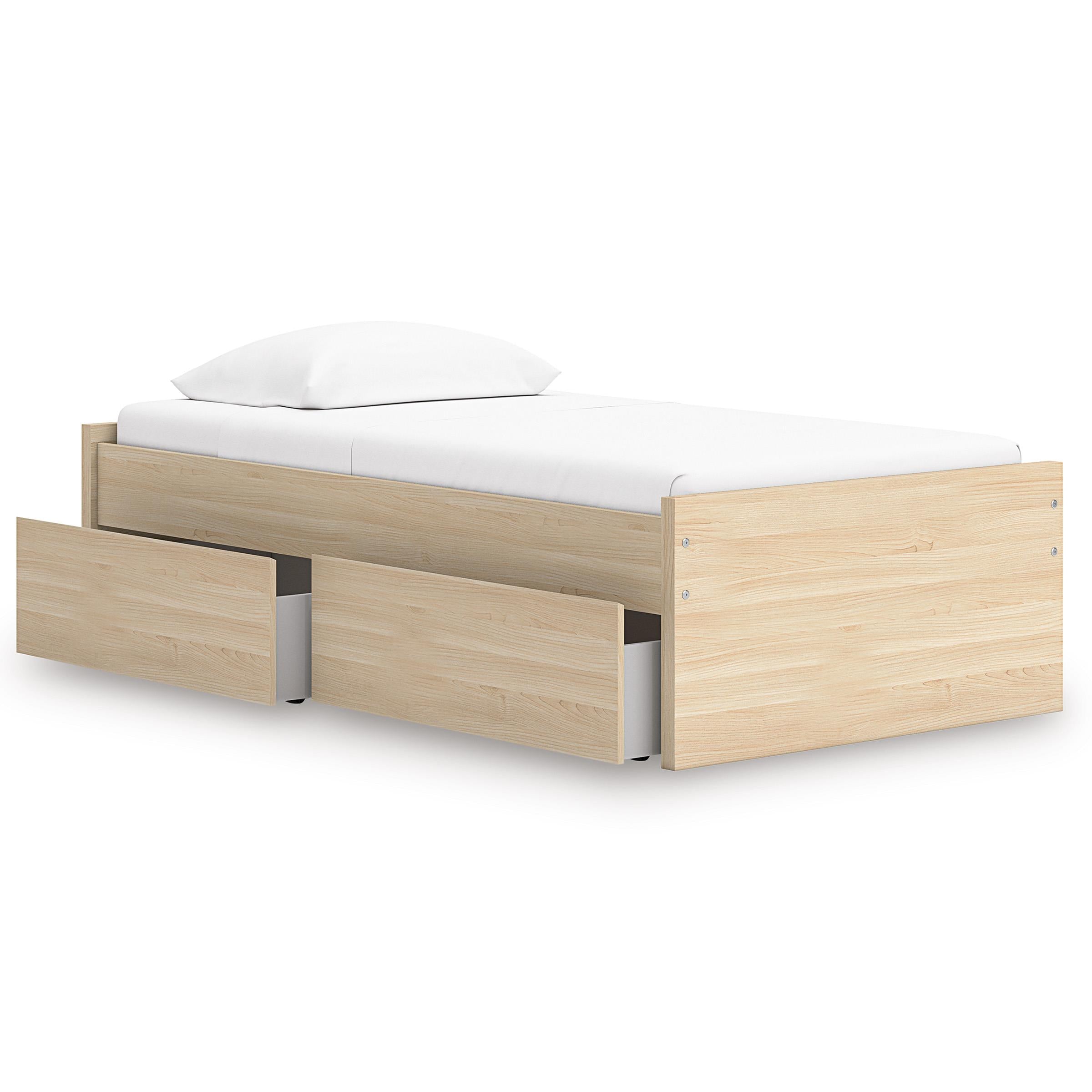 Signature Design by Ashley Onita EB9632B7 Twin Platform Bed with 1 Side Storage - Image 2