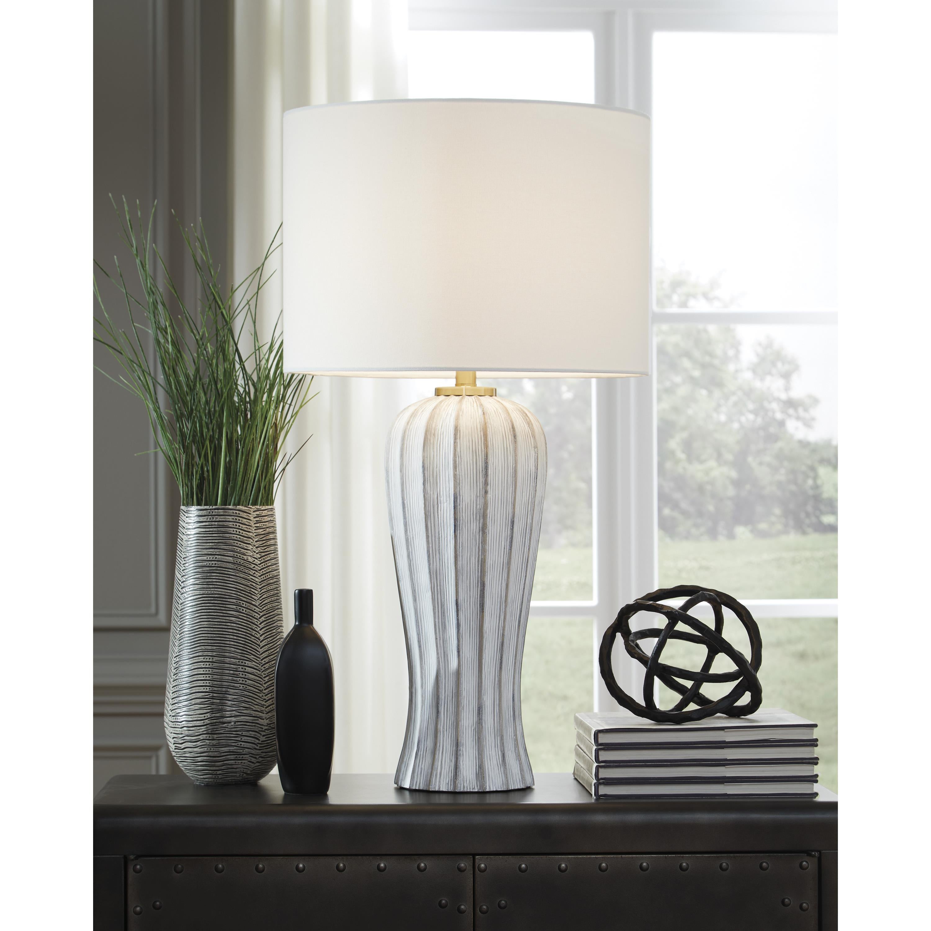 Signature Design by Ashley Lanwell L235894 Poly Table Lamp - Image 2