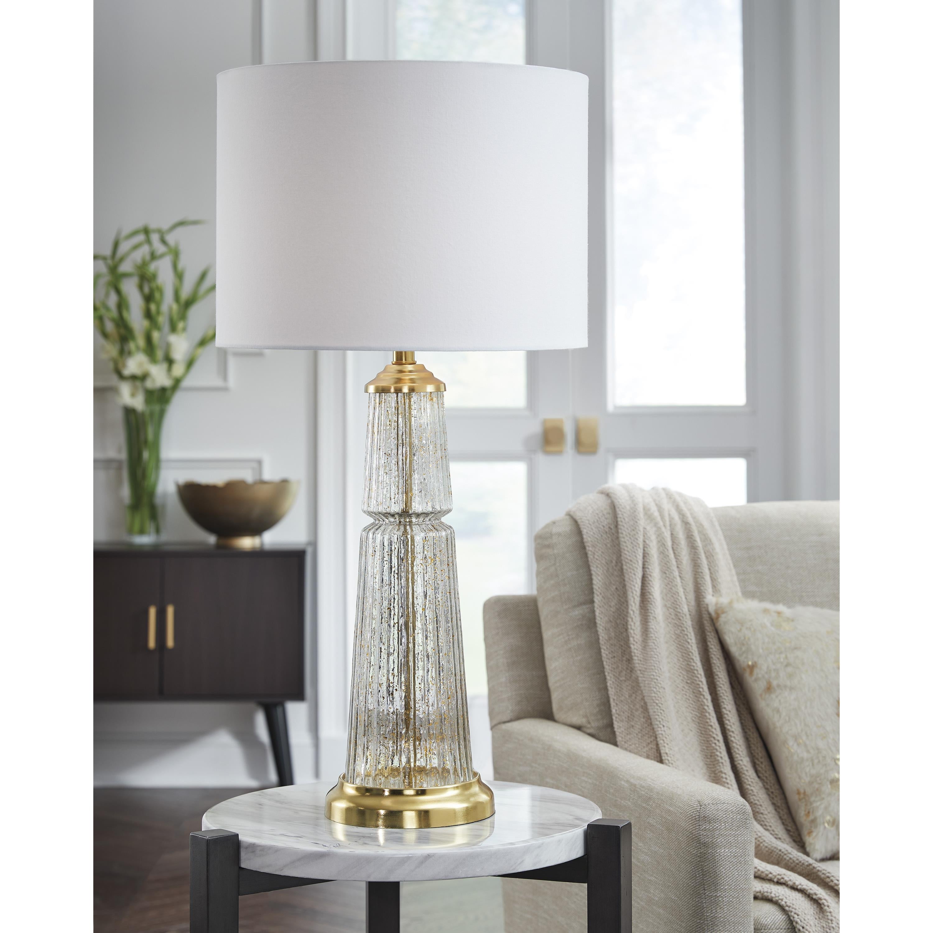 Signature Design by Ashley Bakersboro L430884 Glass Table Lamp - Image 2
