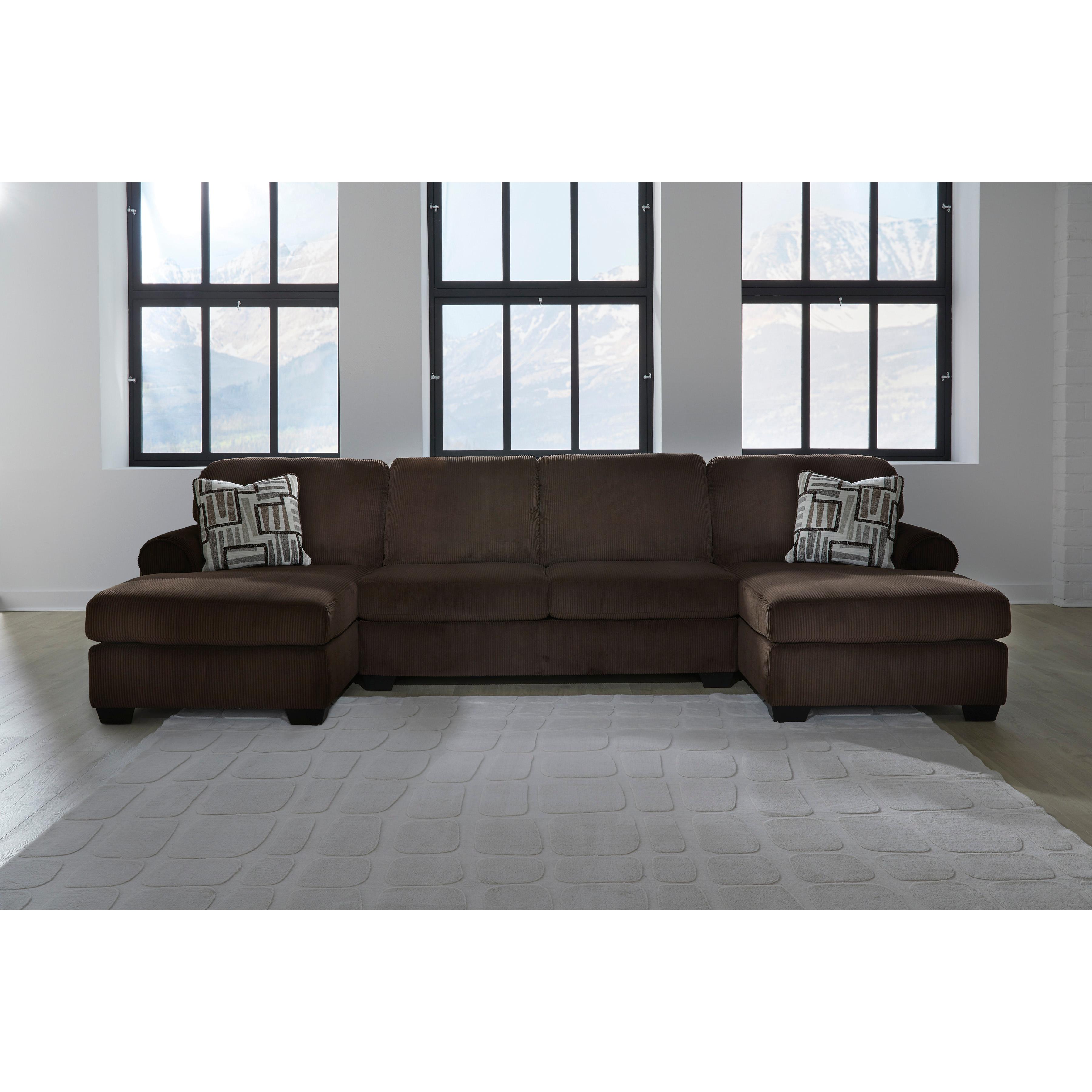 Signature Design by Ashley Kimlee PC35603S3 3 pc Sectional with Double Chaise - Image 2