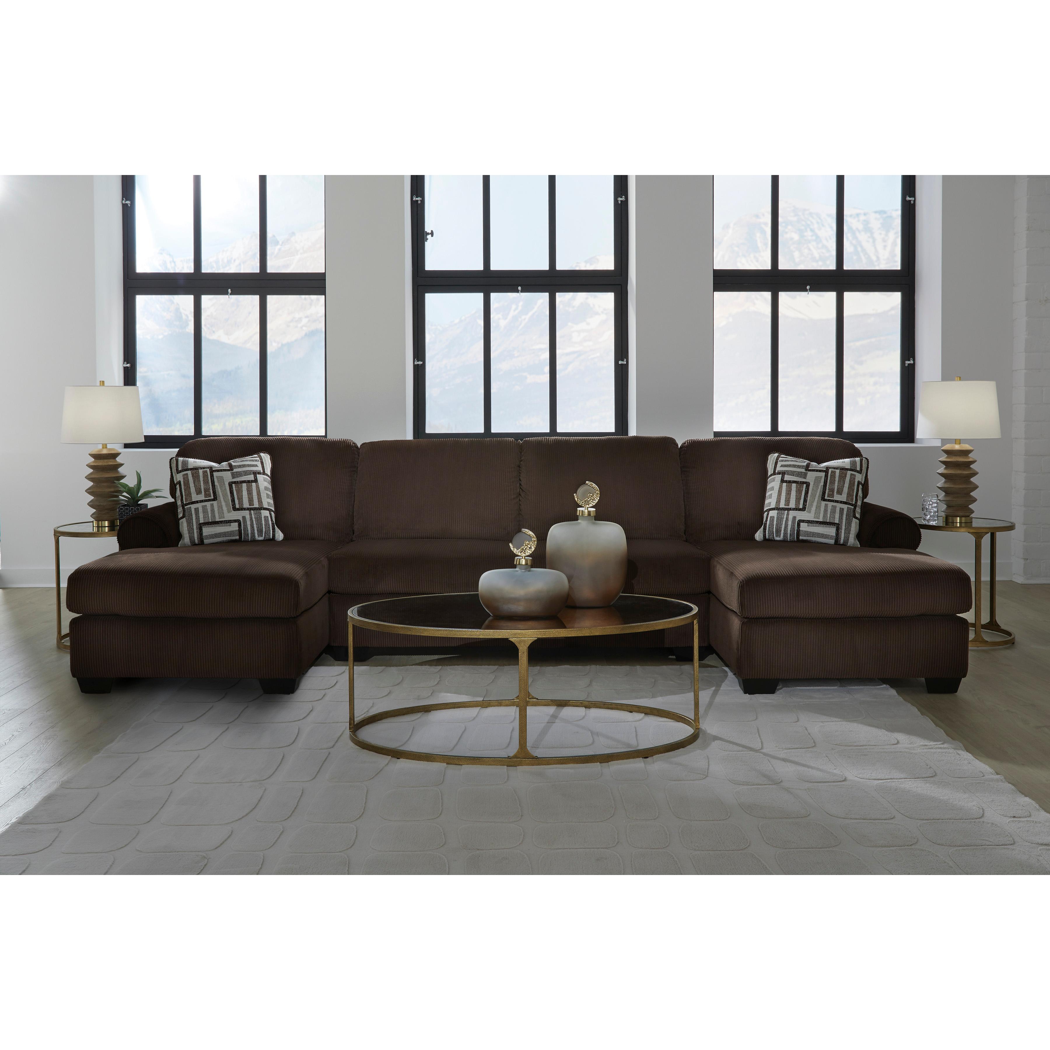 Signature Design by Ashley Kimlee PC35603S3 3 pc Sectional with Double Chaise - Image 3