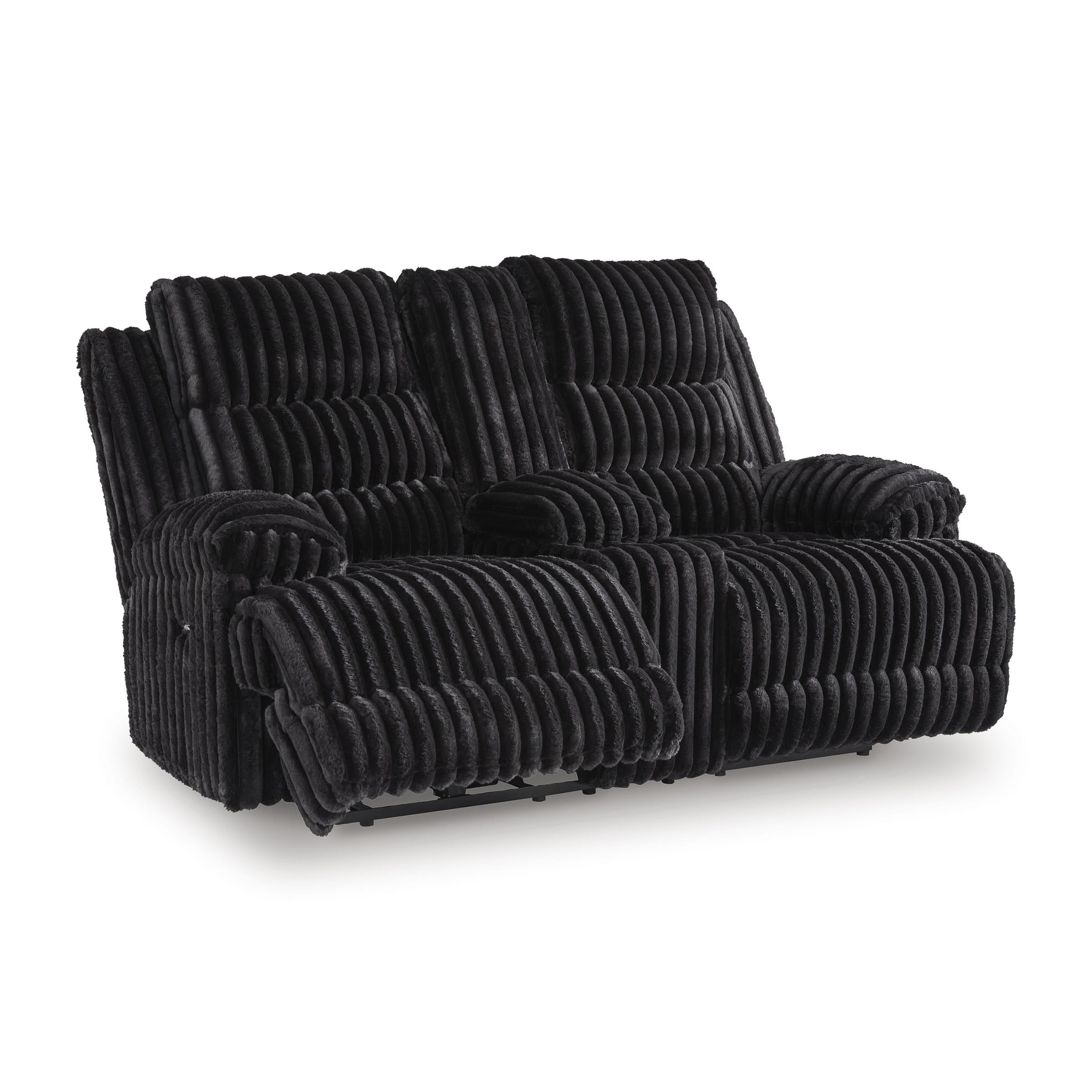Signature Design by Ashley Rhine Falls PC4280596 Double Reclining Power Loveseat with Console - Image 1