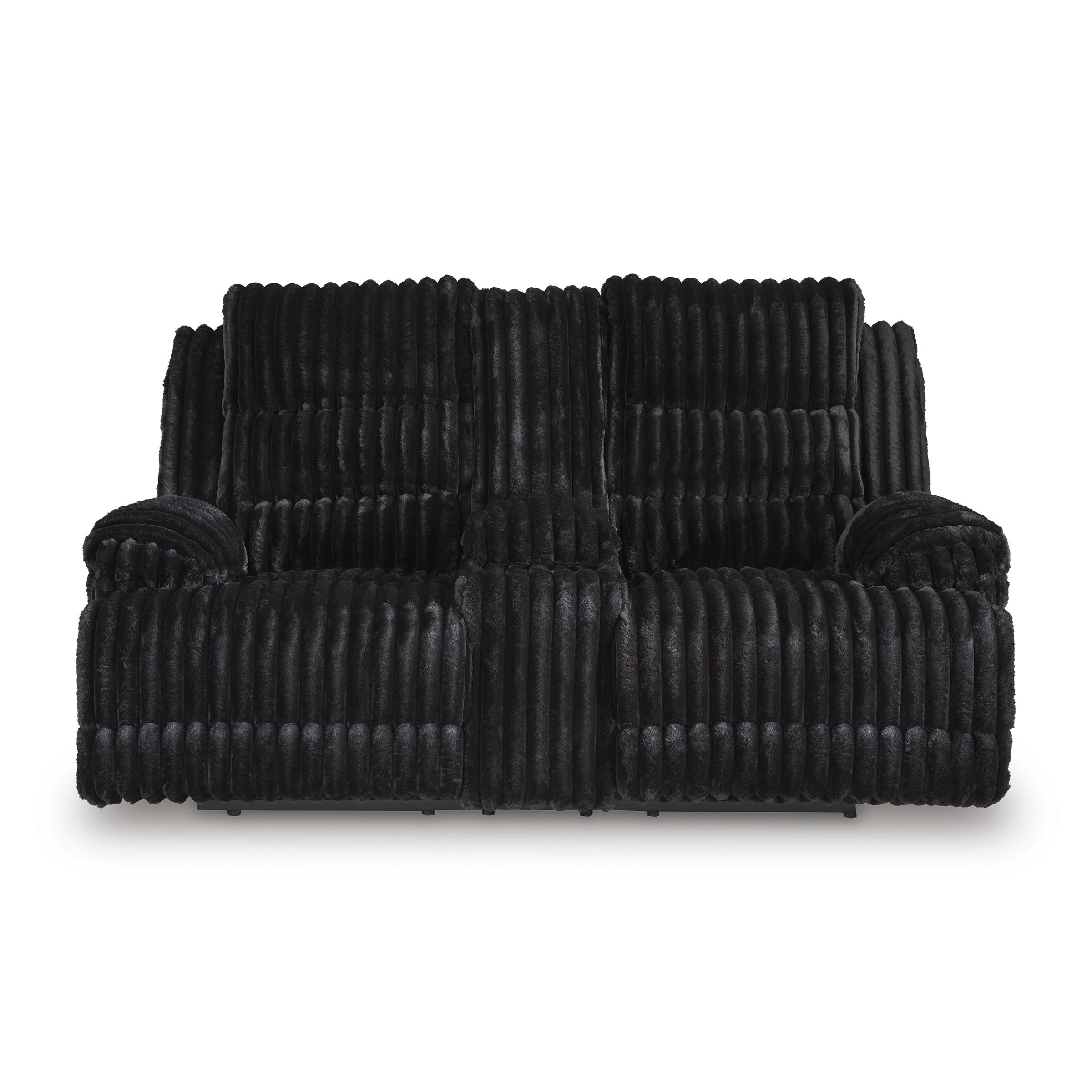 Signature Design by Ashley Rhine Falls PC4280596 Double Reclining Power Loveseat with Console - Image 2