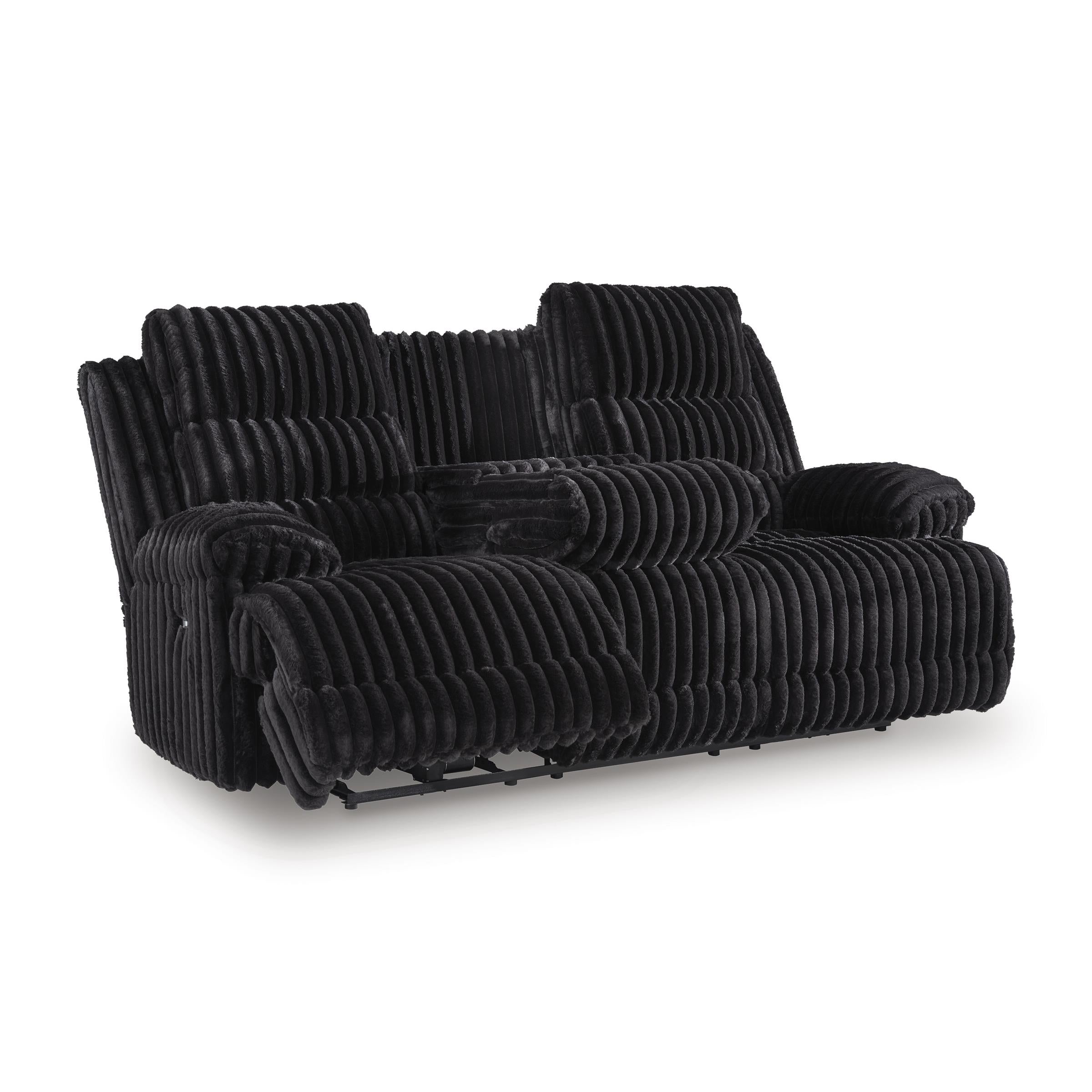 Signature Design by Ashley Rhine Falls PC4280599 Reclining Power Sofa with Drop Down Table - Image 1