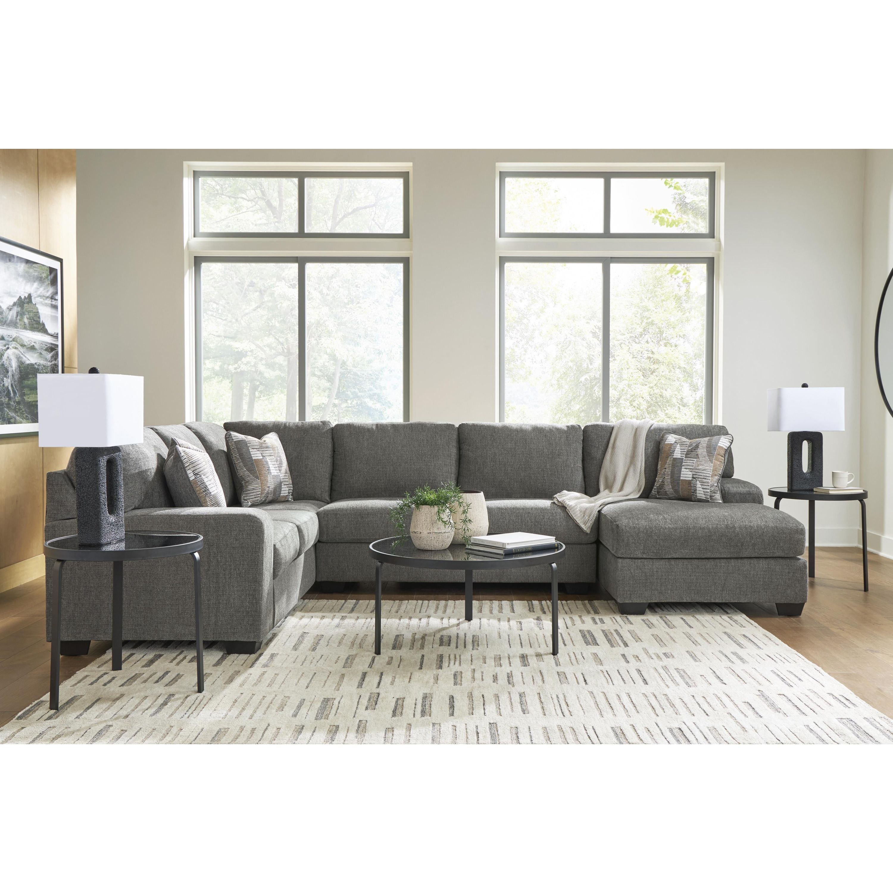 Signature Design by Ashley Clarington PC48405S2 3 pc Sectional with Chaise - Image 3