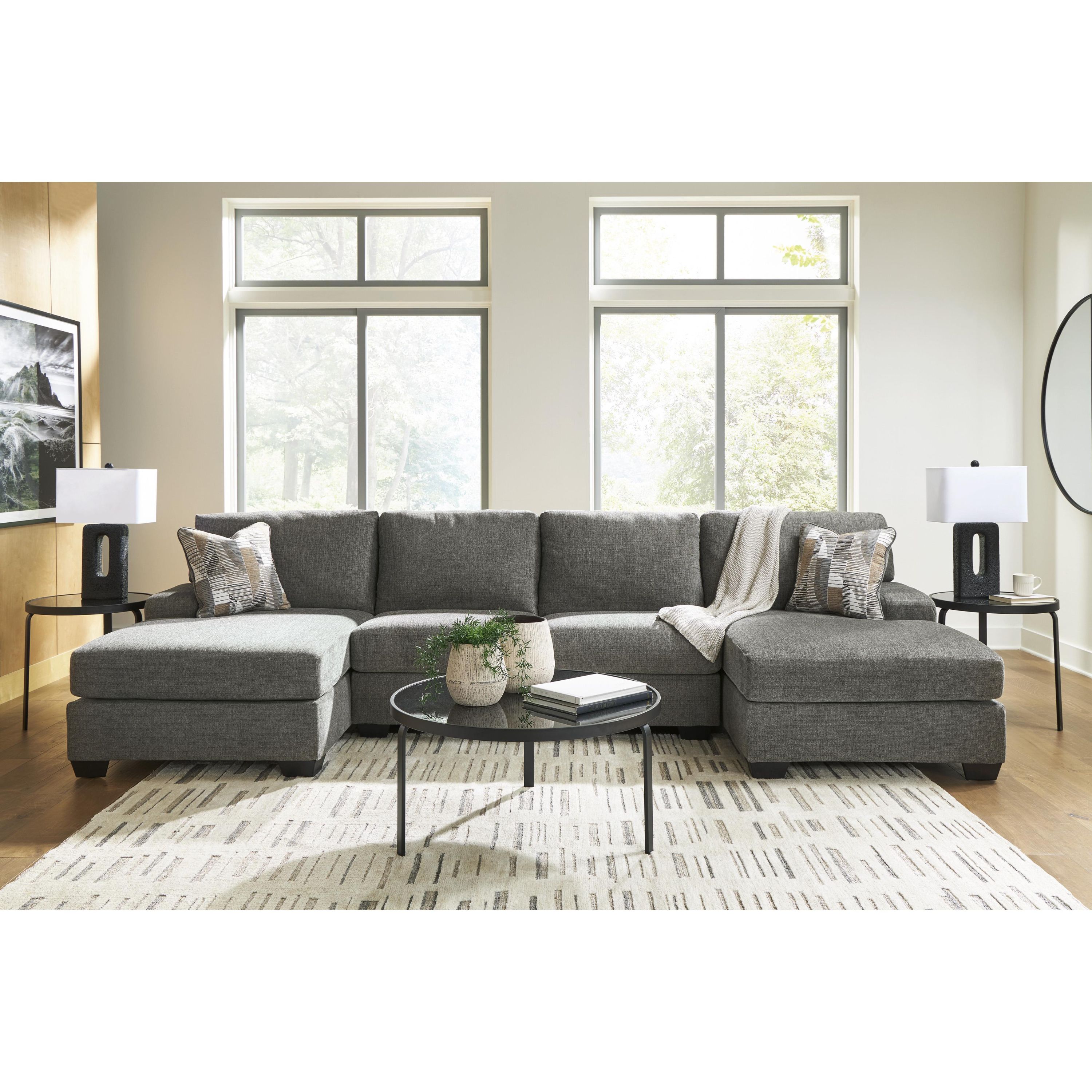 Signature Design by Ashley Clarington PC48405S3 3 pc Sectional with Double Chaise - Image 3