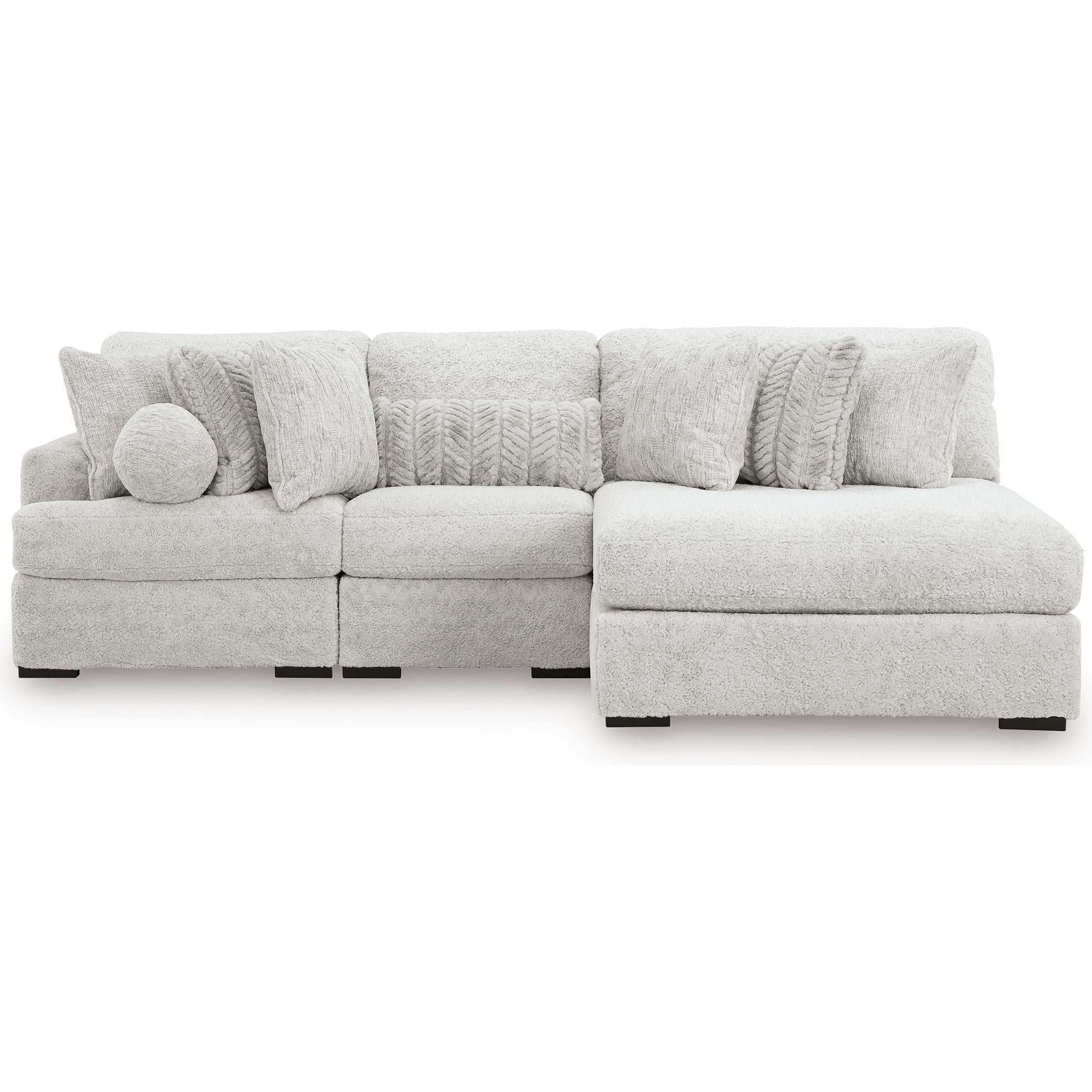 Signature Design by Ashley Cuddle Plush PC59106S1 3 pc Sectional with Chaise - Image 2
