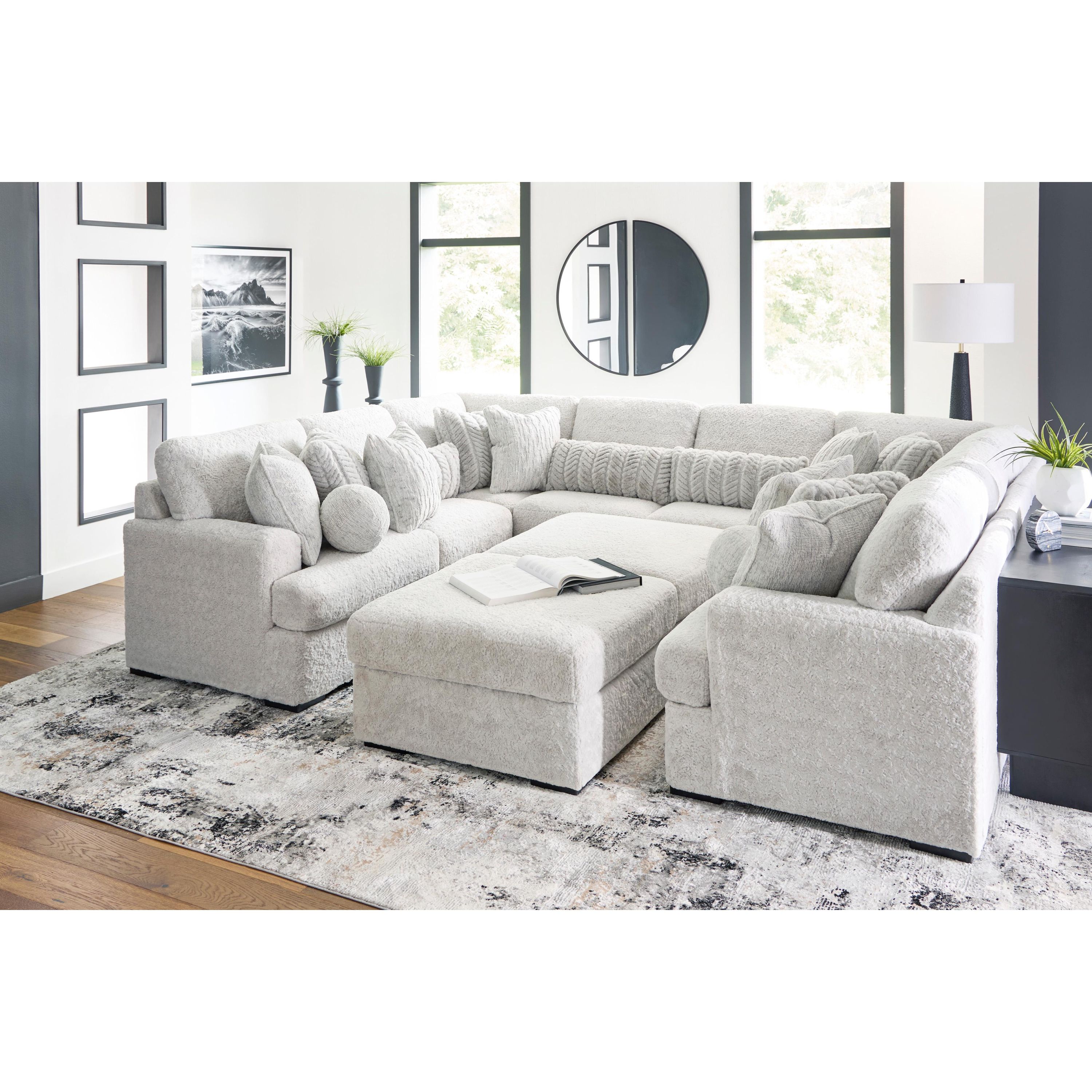 Signature Design by Ashley Cuddle Plush PC59106S10 10 pc Sectional - Image 2