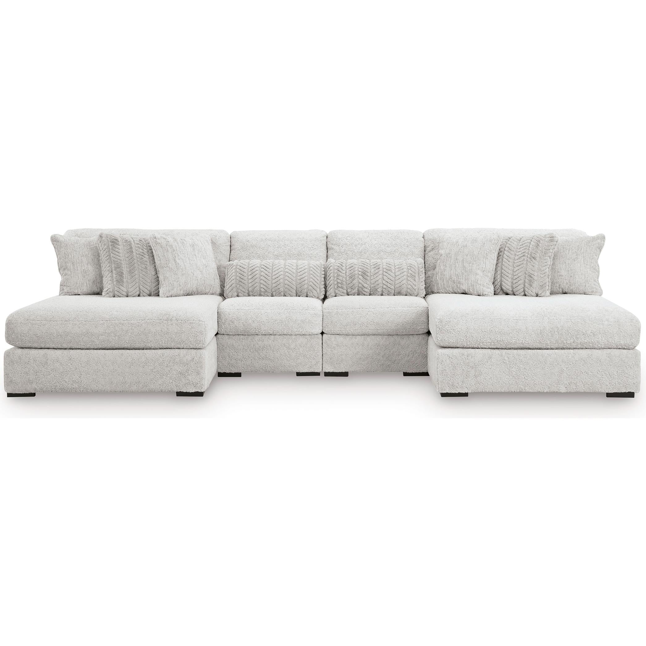 Signature Design by Ashley Cuddle Plush PC59106S4 4 pc Sectional with Chaise - Image 2