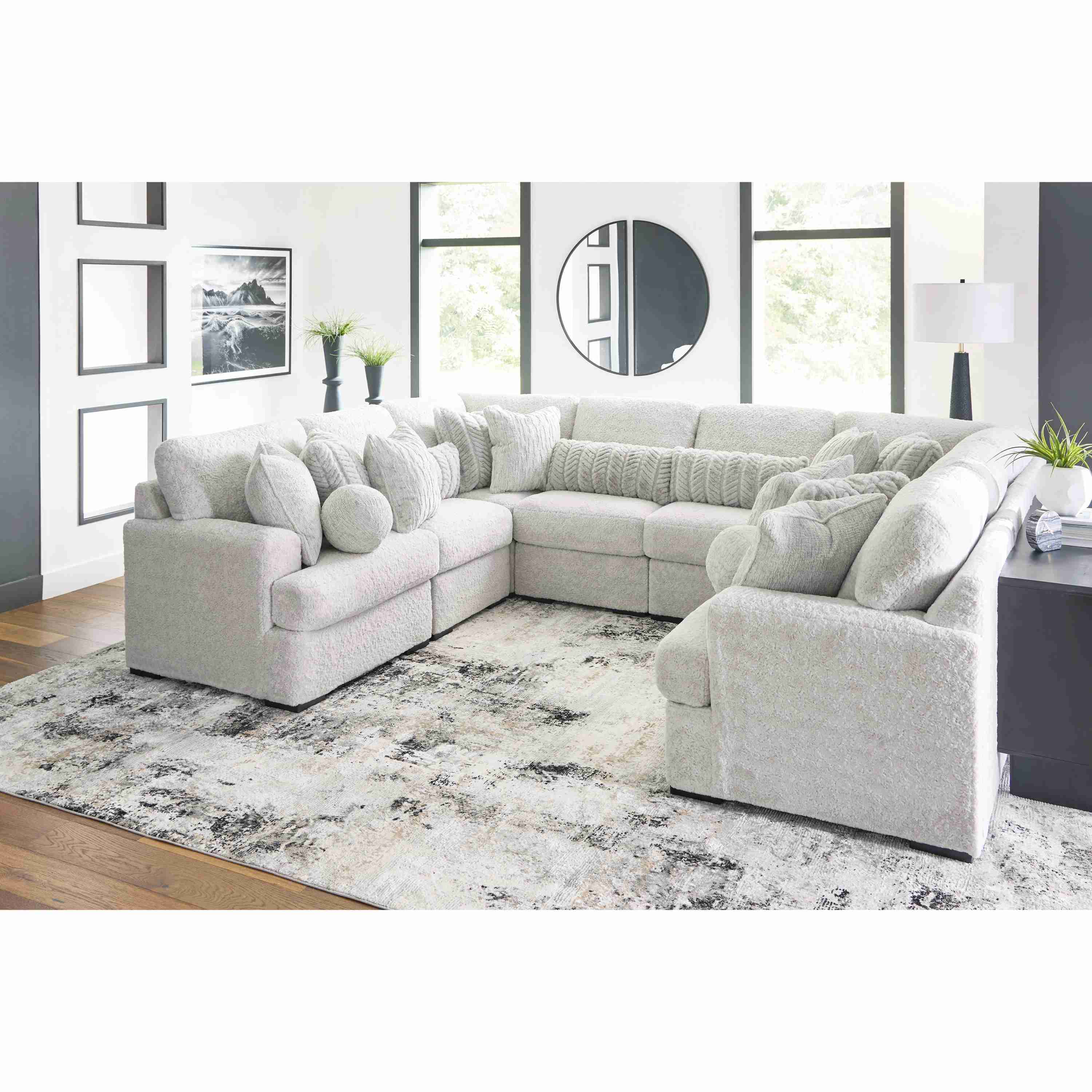 Signature Design by Ashley Cuddle Plush PC59106S6 8 pc Sectional - Image 2
