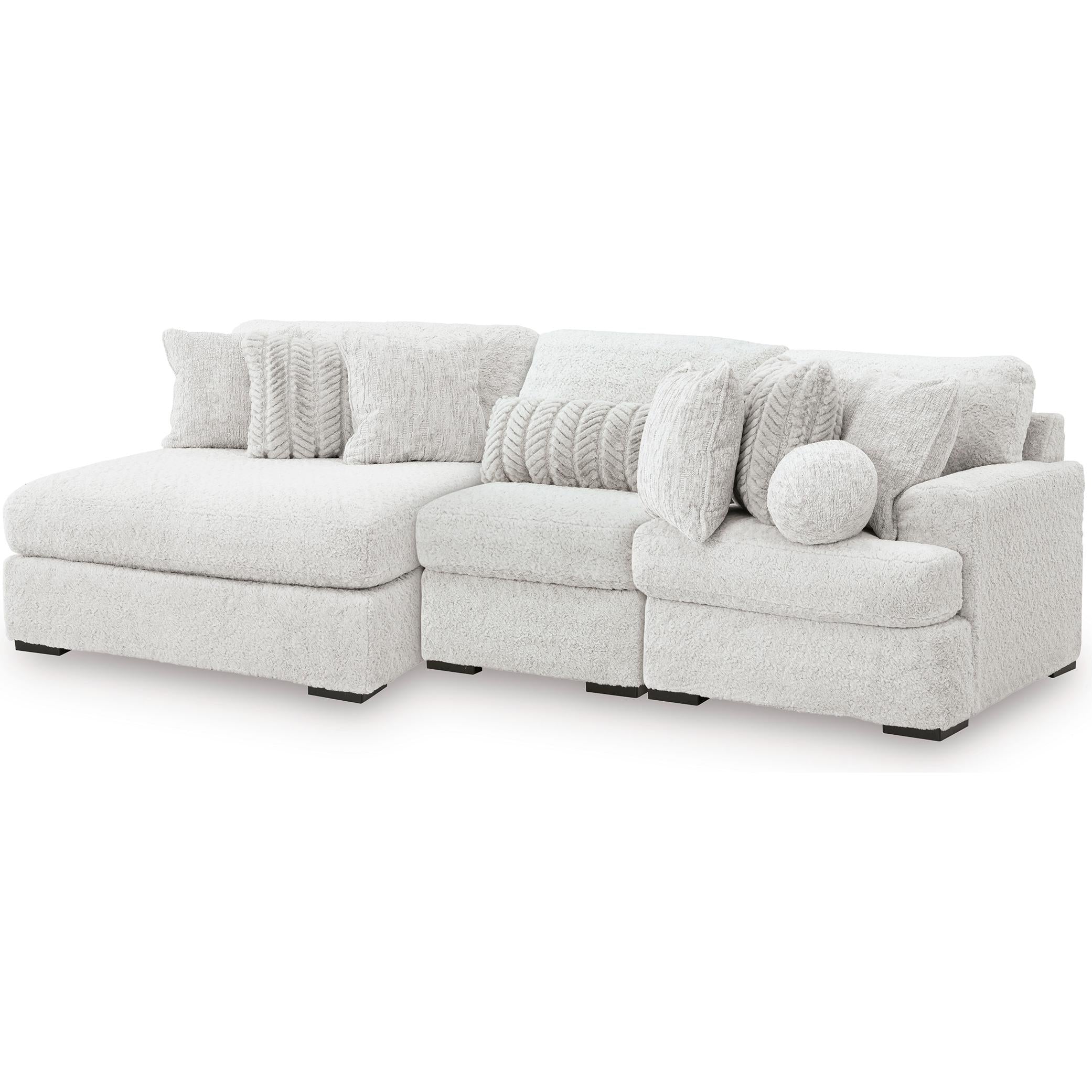 Signature Design by Ashley Cuddle Plush PC59106S7 3 pc Sectional with Chaise - Image 1