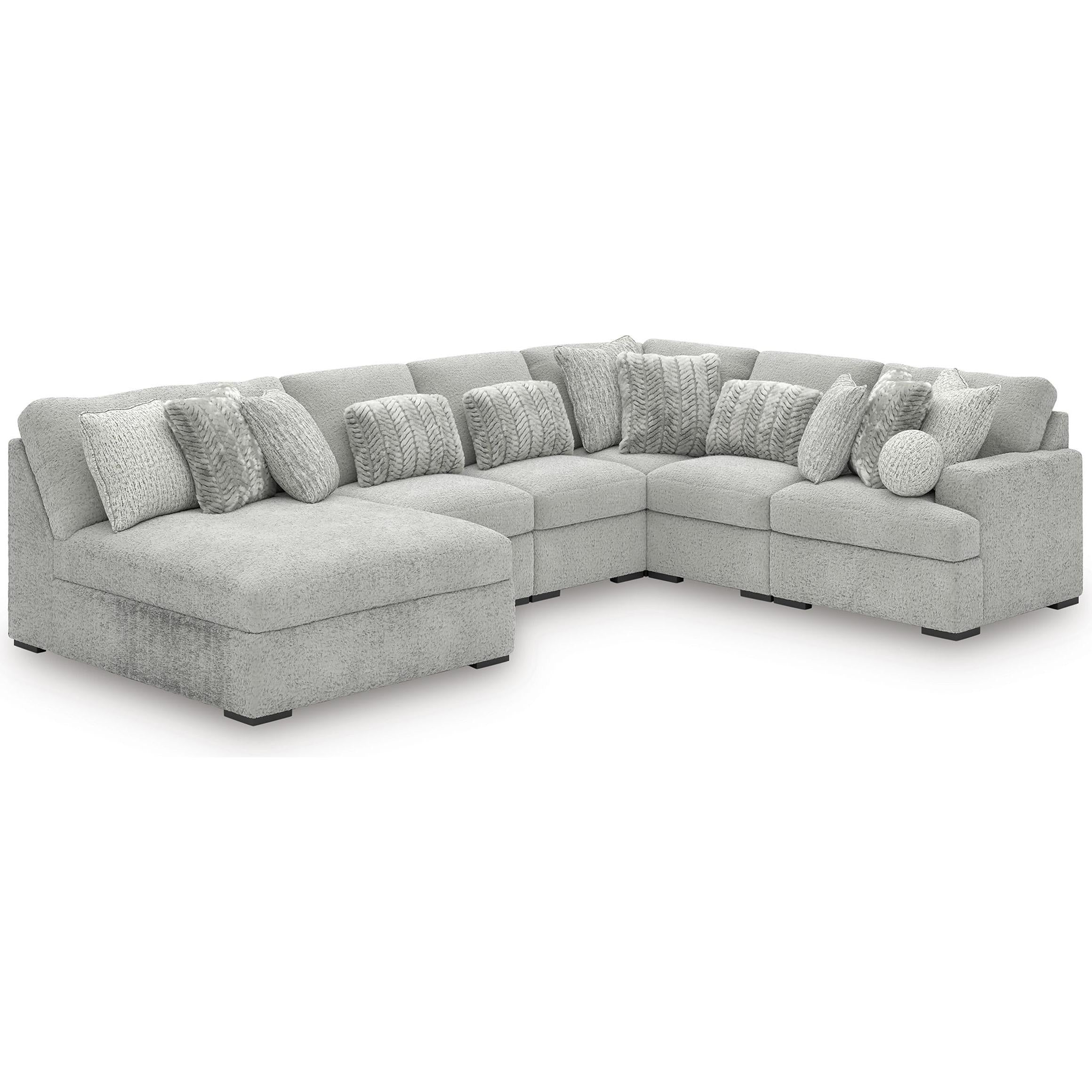 Signature Design by Ashley Cuddle Plush PC59106S8 6 pc Sectional with Chaise - Image 1