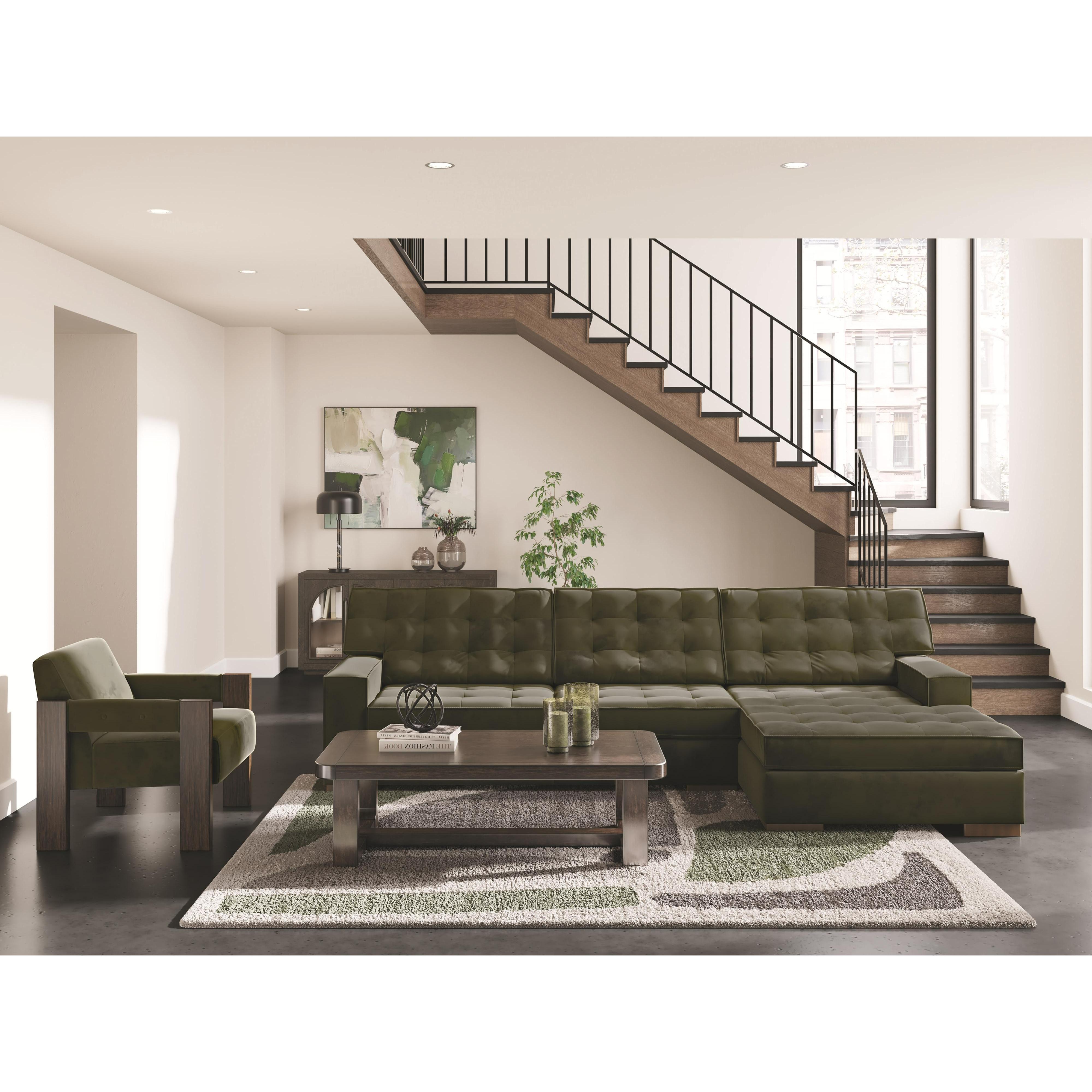 Signature Design by Ashley Caspian-Town PC61702S2 2 pc Sectional with Chaise - Image 2