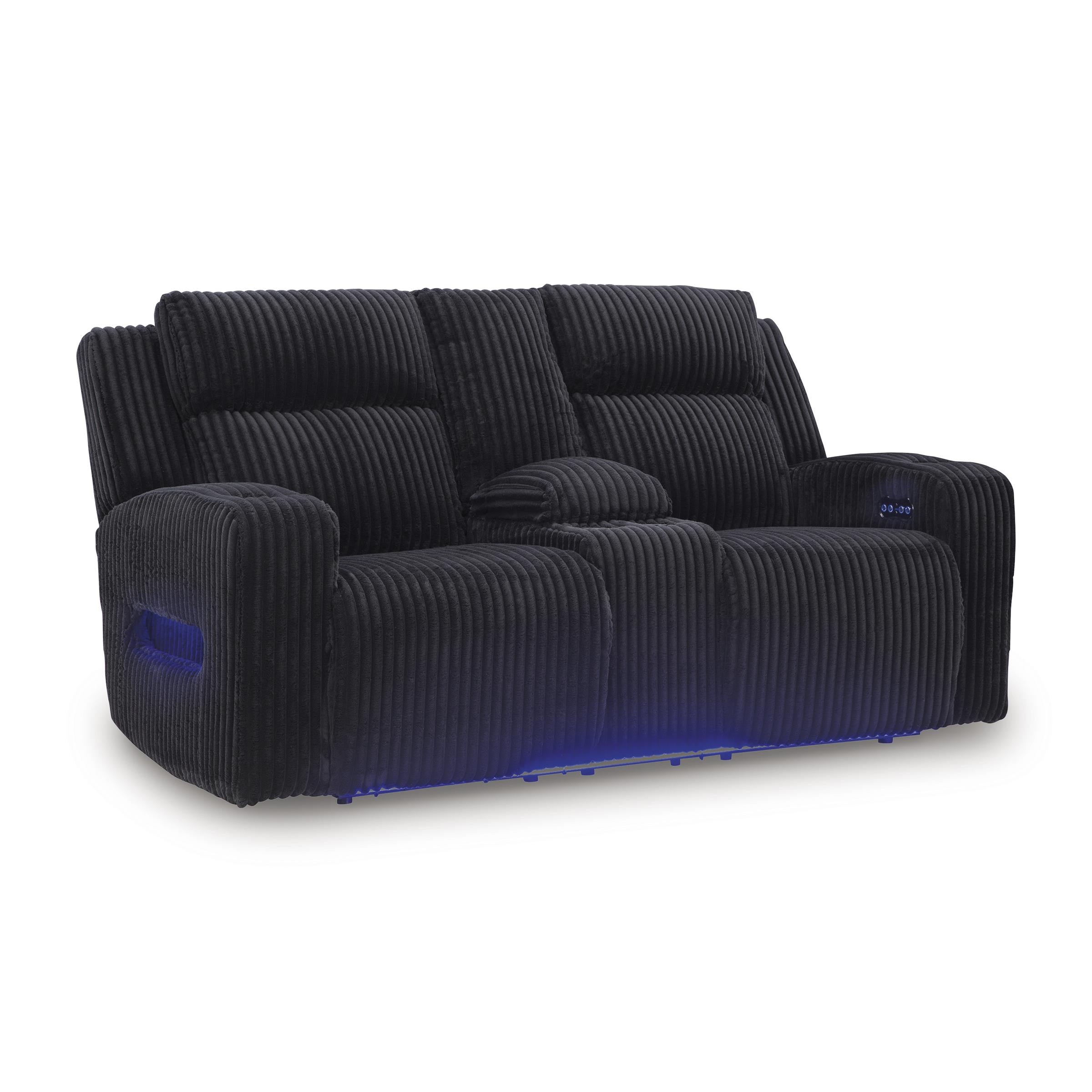 Signature Design by Ashley Forest Lake PC6420218 Power Reclining Loveseat with Console and Adjustable Headrest - Image 1