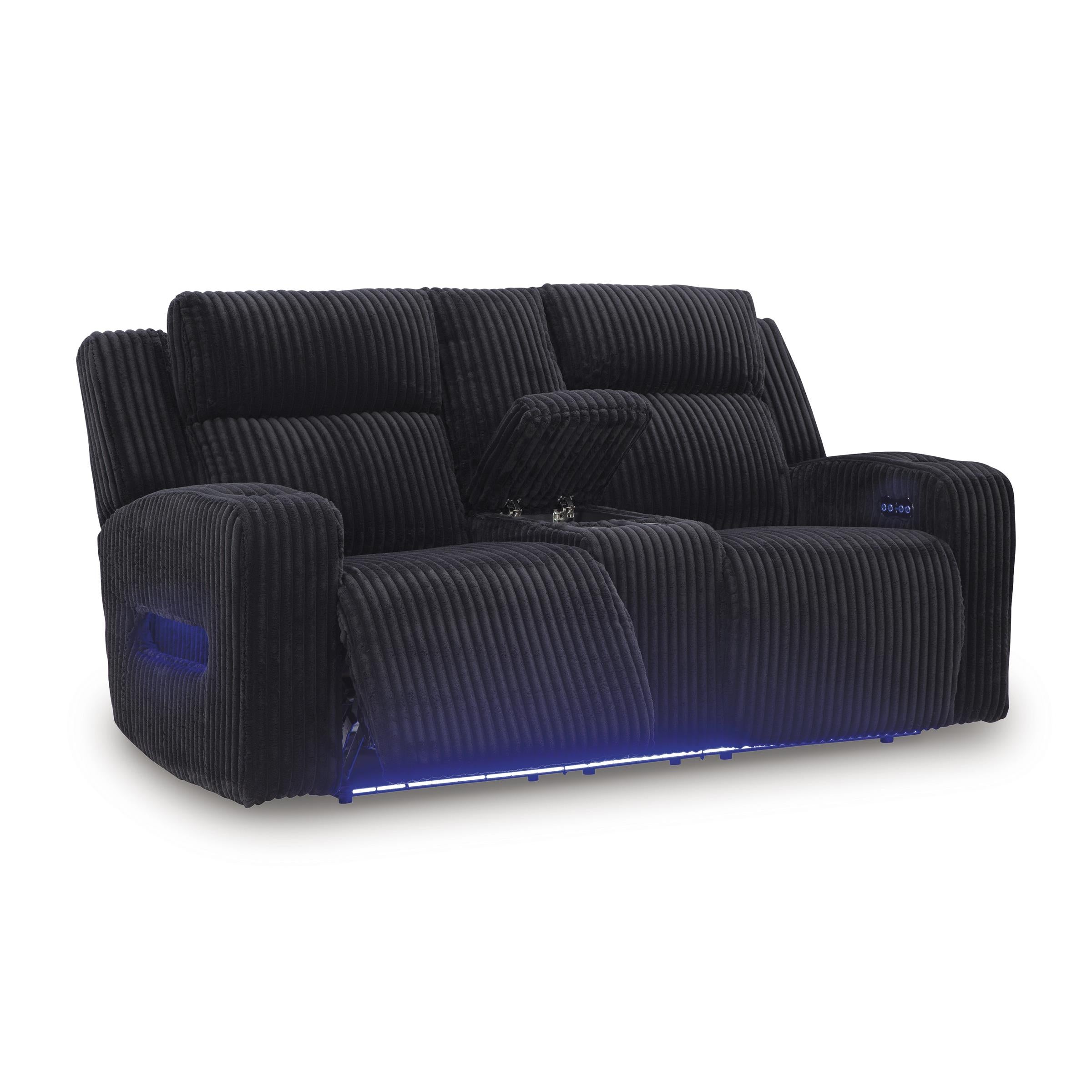Signature Design by Ashley Forest Lake PC6420218 Power Reclining Loveseat with Console and Adjustable Headrest - Image 2