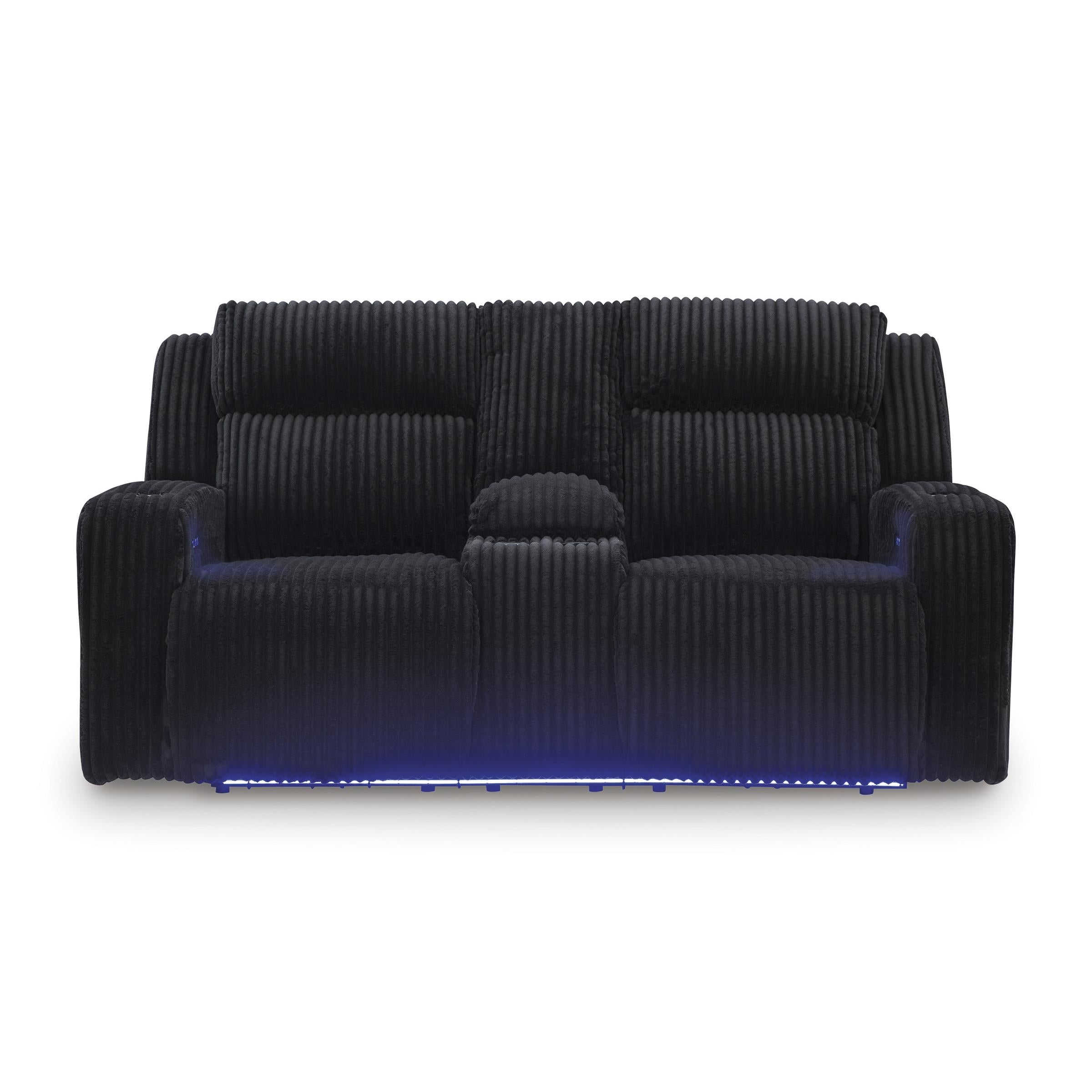 Signature Design by Ashley Forest Lake PC6420218 Power Reclining Loveseat with Console and Adjustable Headrest - Image 3