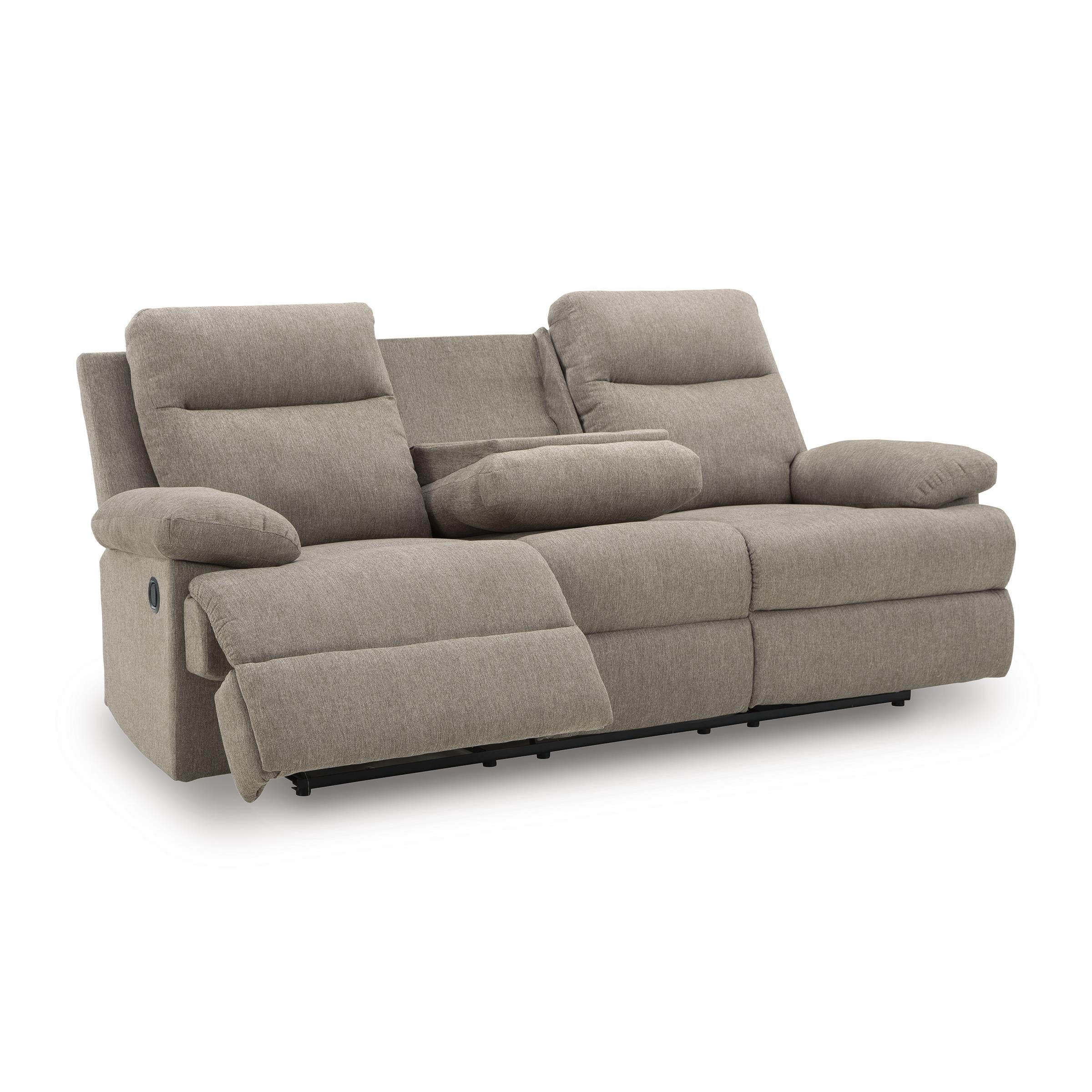 Signature Design by Ashley Side-Swipe PC9140589 Reclining Sofa with Drop Down Table - Image 2